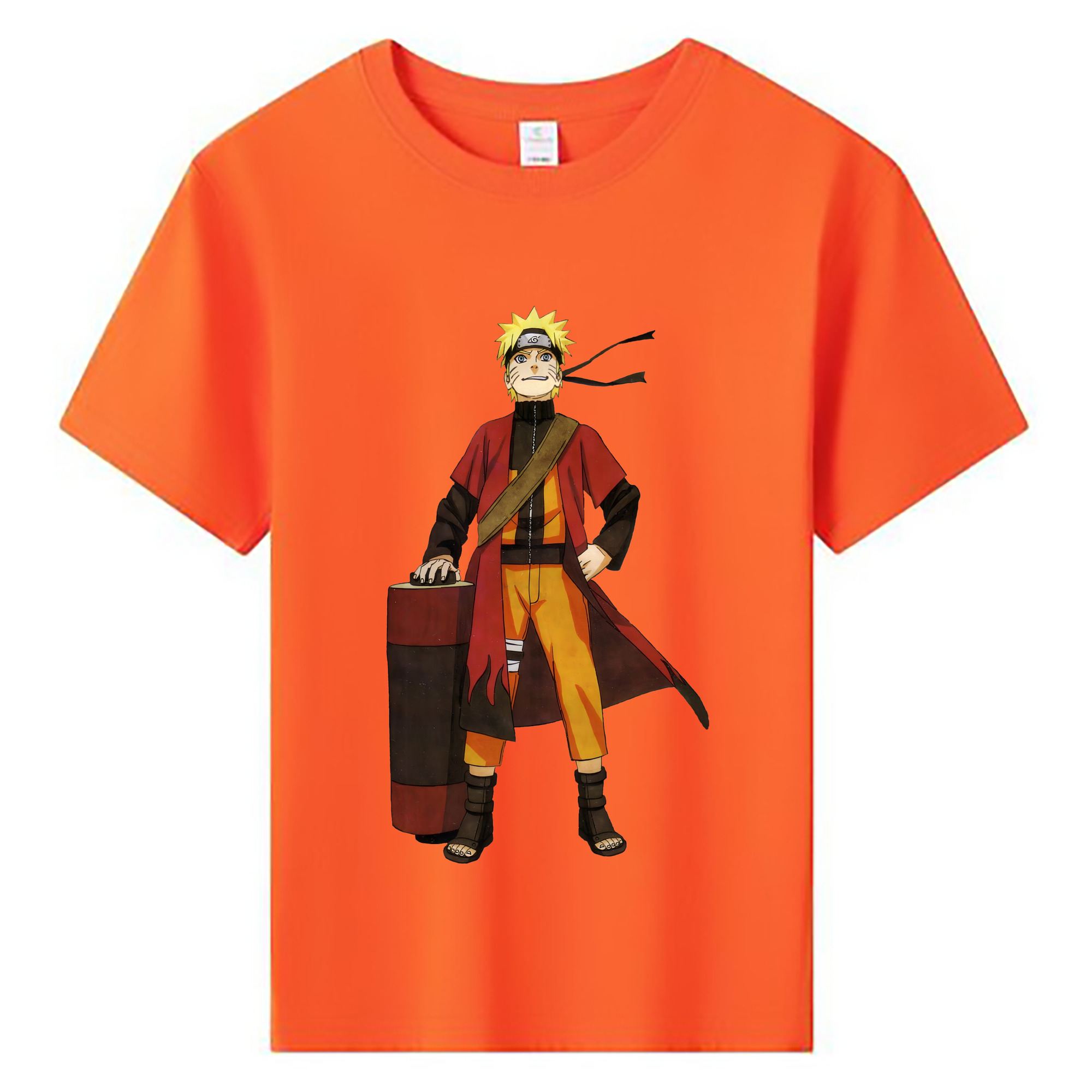 （画像用） NARUTO -ナルト- うずまき ナルト Uzumaki Naruto 綿100％キッズTシャツ（フロントプリント）