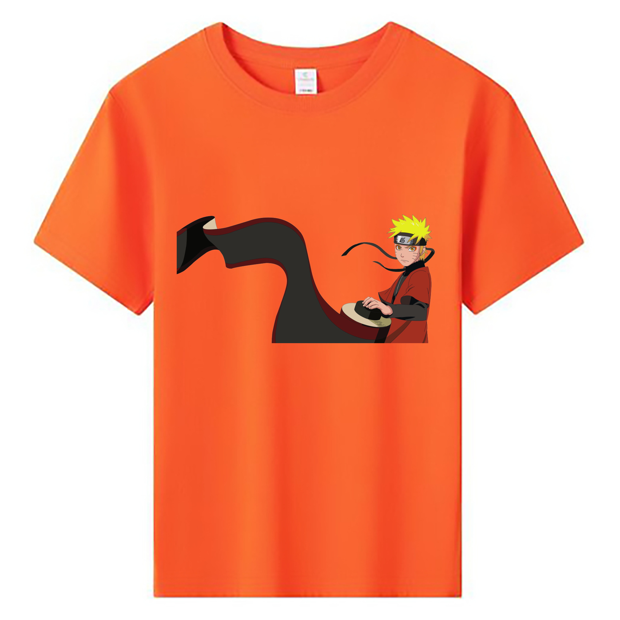 （画像用） NARUTO -ナルト- うずまき ナルト Uzumaki Naruto 綿100％キッズTシャツ（フロントプリント）
