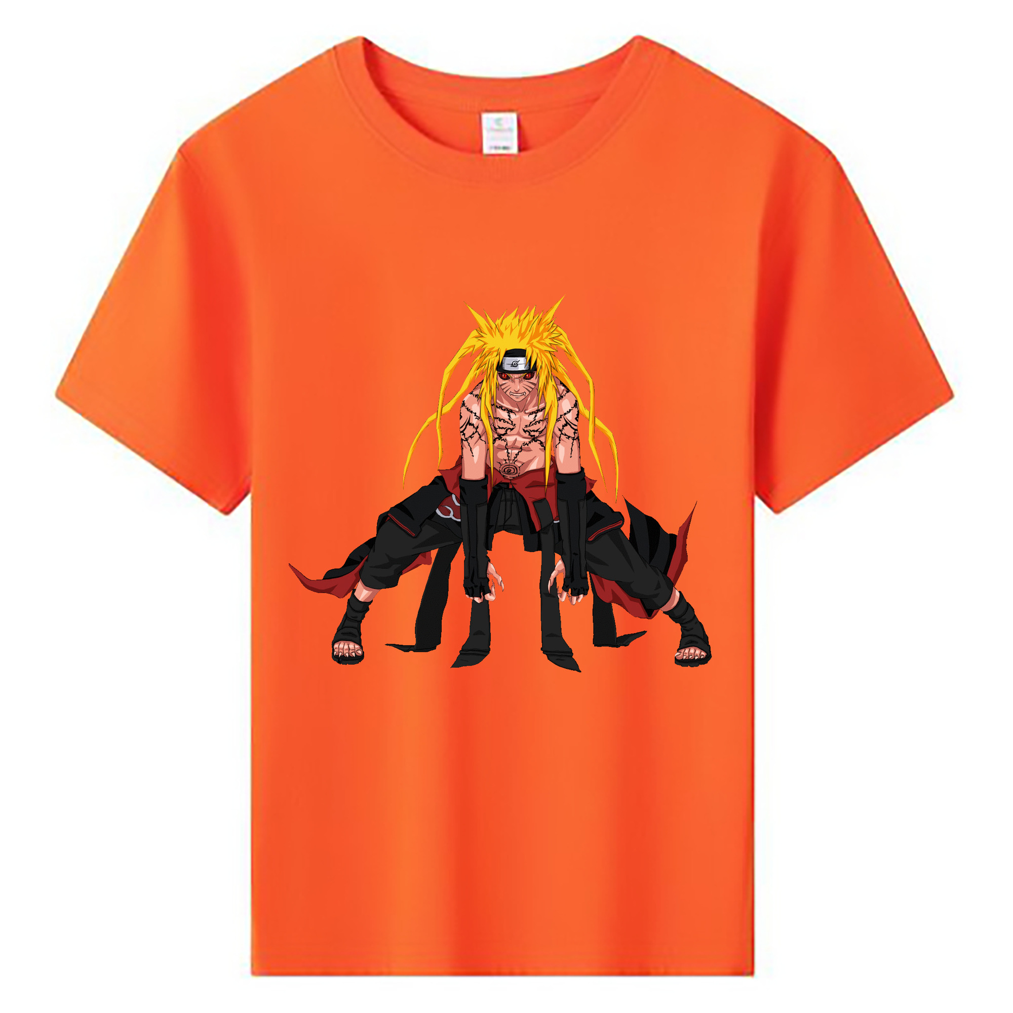 （画像用） NARUTO -ナルト- うずまき ナルト Uzumaki Naruto 綿100％キッズTシャツ（フロントプリント）