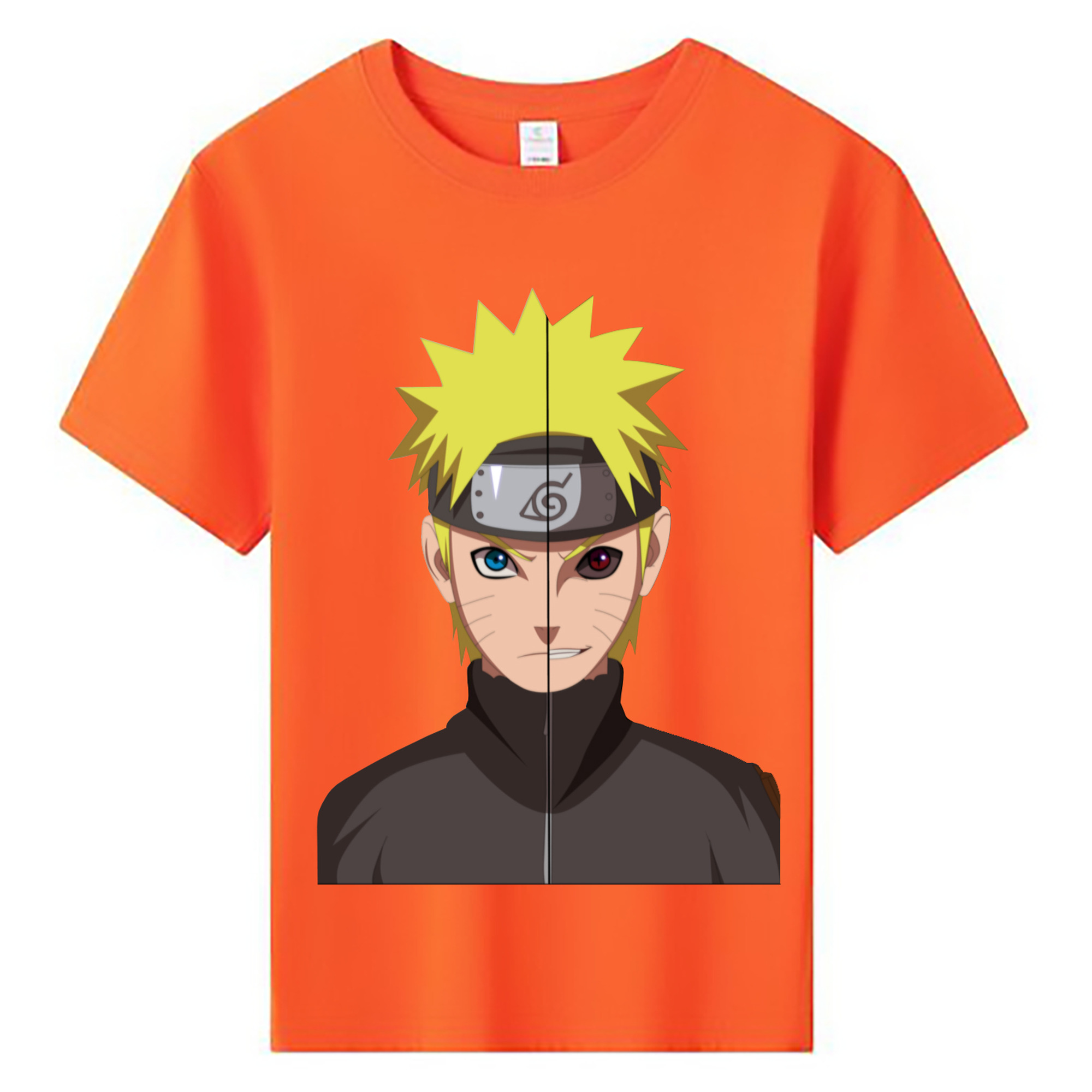 （画像用） NARUTO -ナルト- うずまき ナルト Uzumaki Naruto 綿100％キッズTシャツ（フロントプリント）
