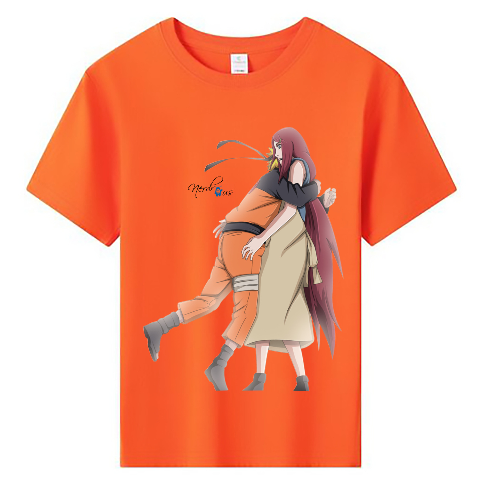 （画像用） NARUTO -ナルト- うずまき ナルト Uzumaki Naruto 綿100％キッズTシャツ（フロントプリント）