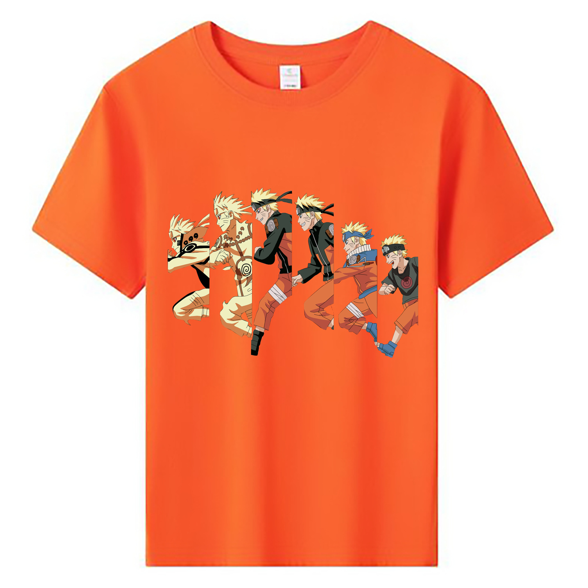 （画像用） NARUTO -ナルト- うずまき ナルト Uzumaki Naruto 綿100％キッズTシャツ（フロントプリント）
