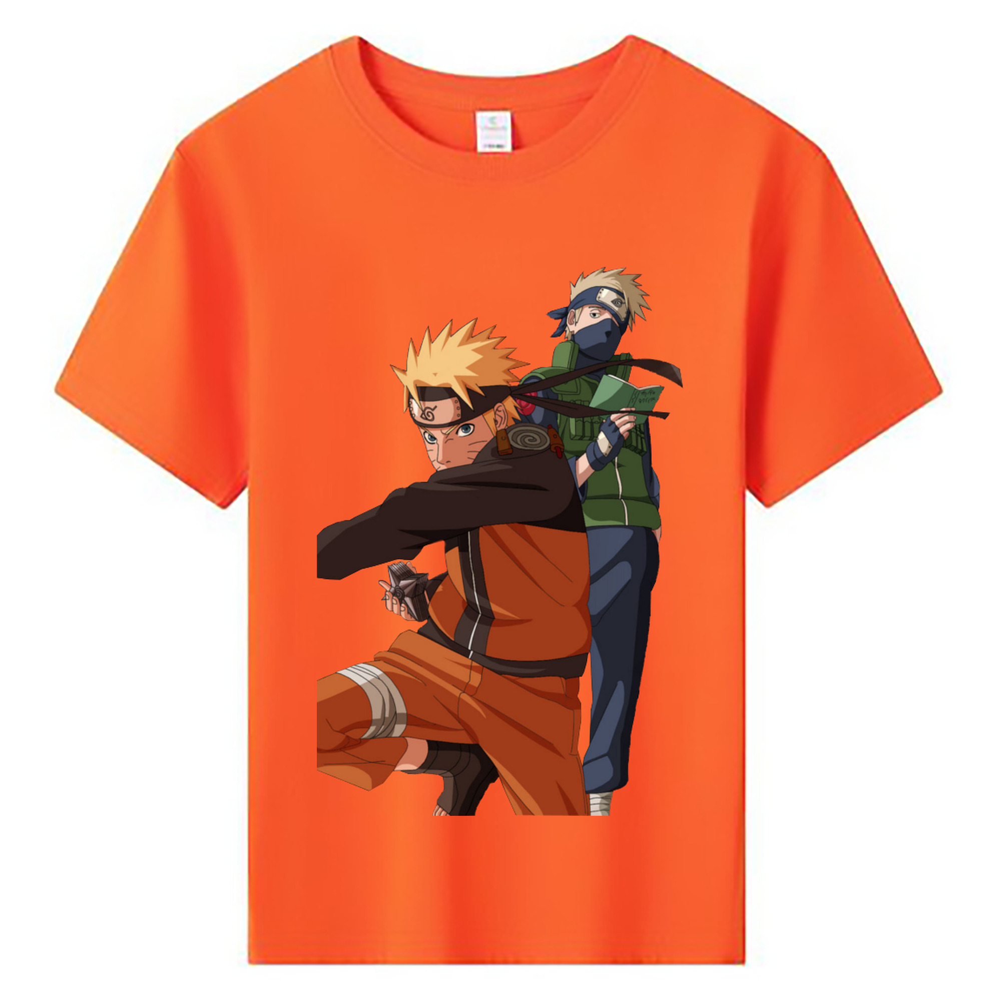 （画像用） NARUTO -ナルト- うずまき ナルト Uzumaki Naruto 綿100％キッズTシャツ（フロントプリント）