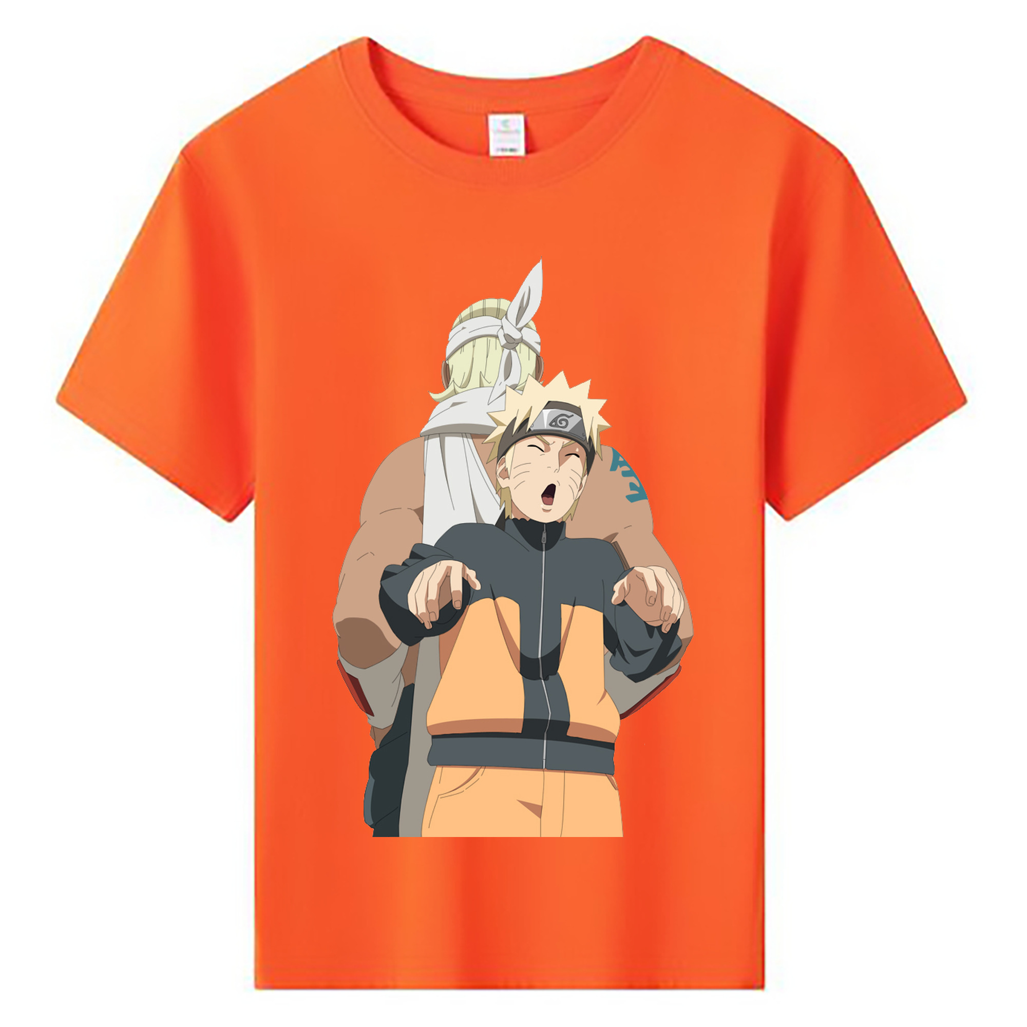 （画像用） NARUTO -ナルト- うずまき ナルト Uzumaki Naruto 綿100％キッズTシャツ（フロントプリント）