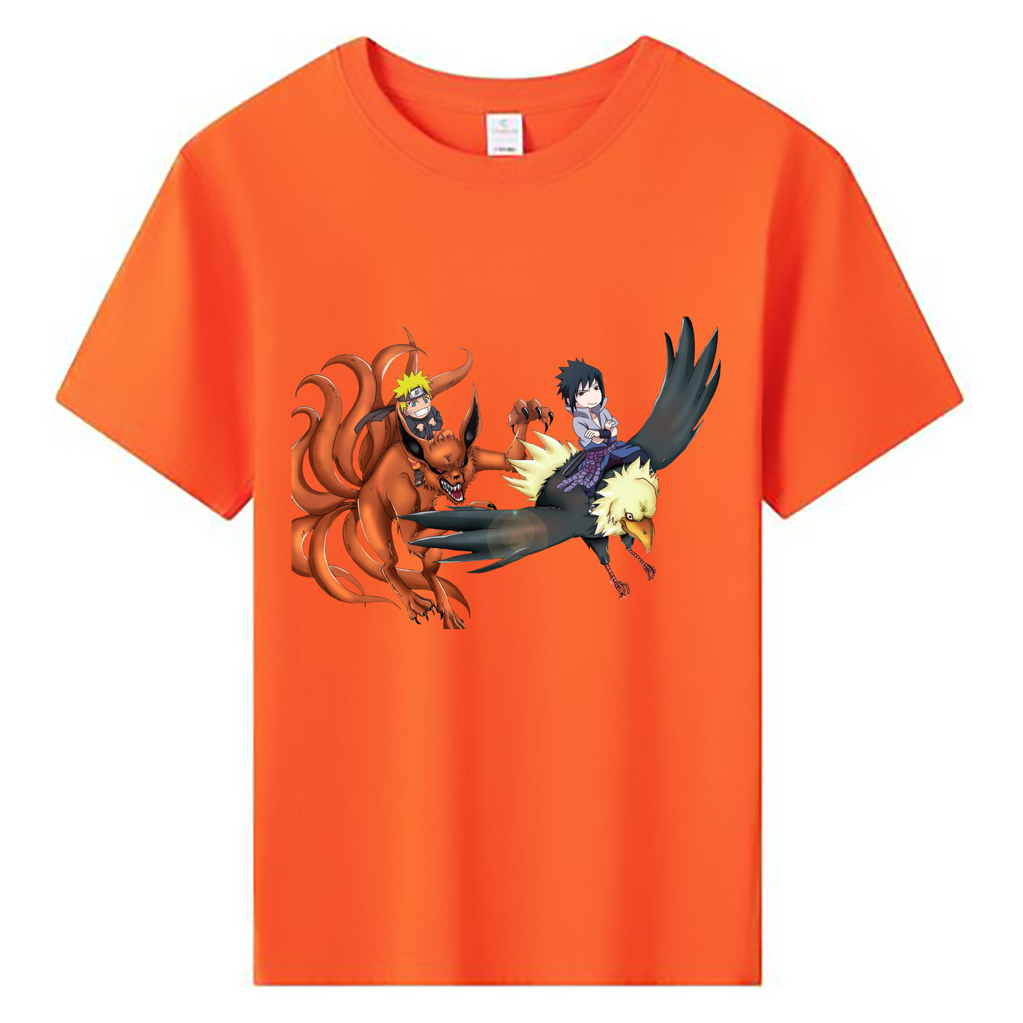 （画像用） NARUTO -ナルト- うずまき ナルト Uzumaki Naruto 綿100％キッズTシャツ（フロントプリント）