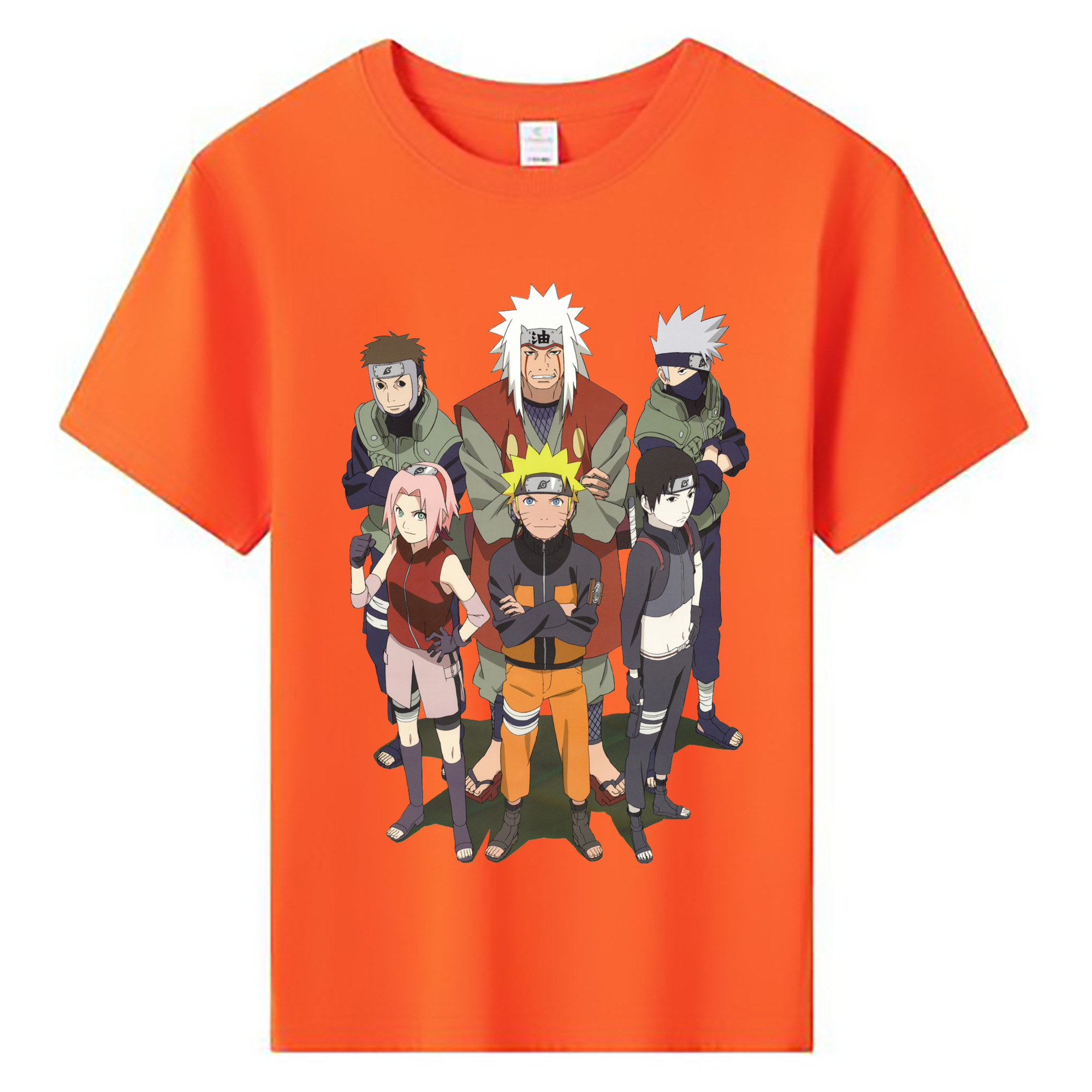 （画像用） NARUTO -ナルト- うずまき ナルト Uzumaki Naruto 綿100％キッズTシャツ（フロントプリント）