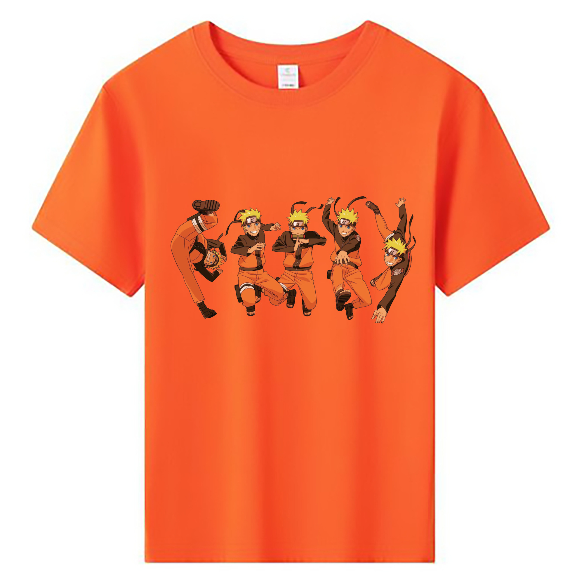 （画像用） NARUTO -ナルト- うずまき ナルト Uzumaki Naruto 綿100％キッズTシャツ（フロントプリント）