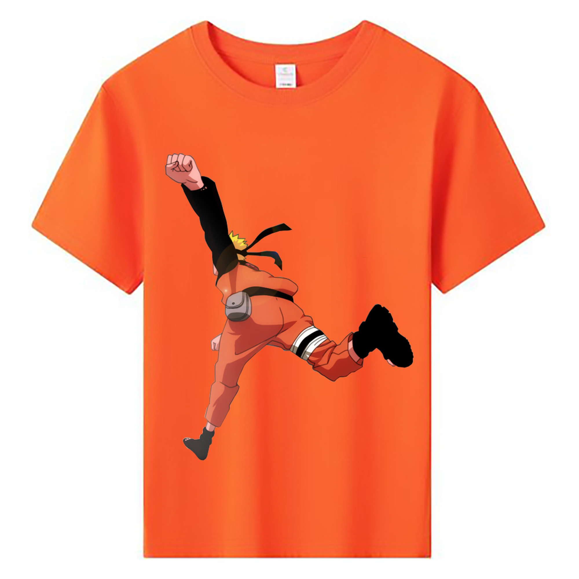 （画像用） NARUTO -ナルト- うずまき ナルト Uzumaki Naruto 綿100％キッズTシャツ（フロントプリント）