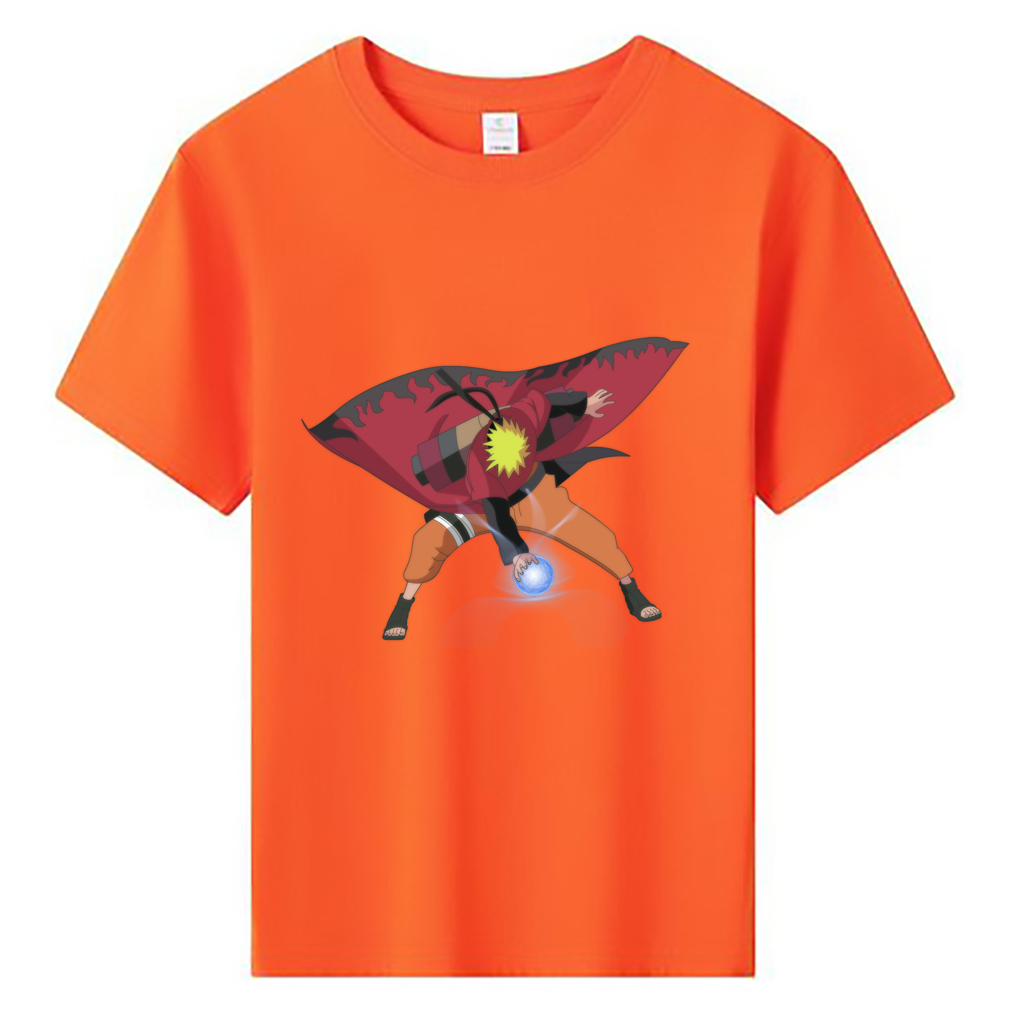 （画像用） NARUTO -ナルト- うずまき ナルト Uzumaki Naruto 綿100％キッズTシャツ（フロントプリント）