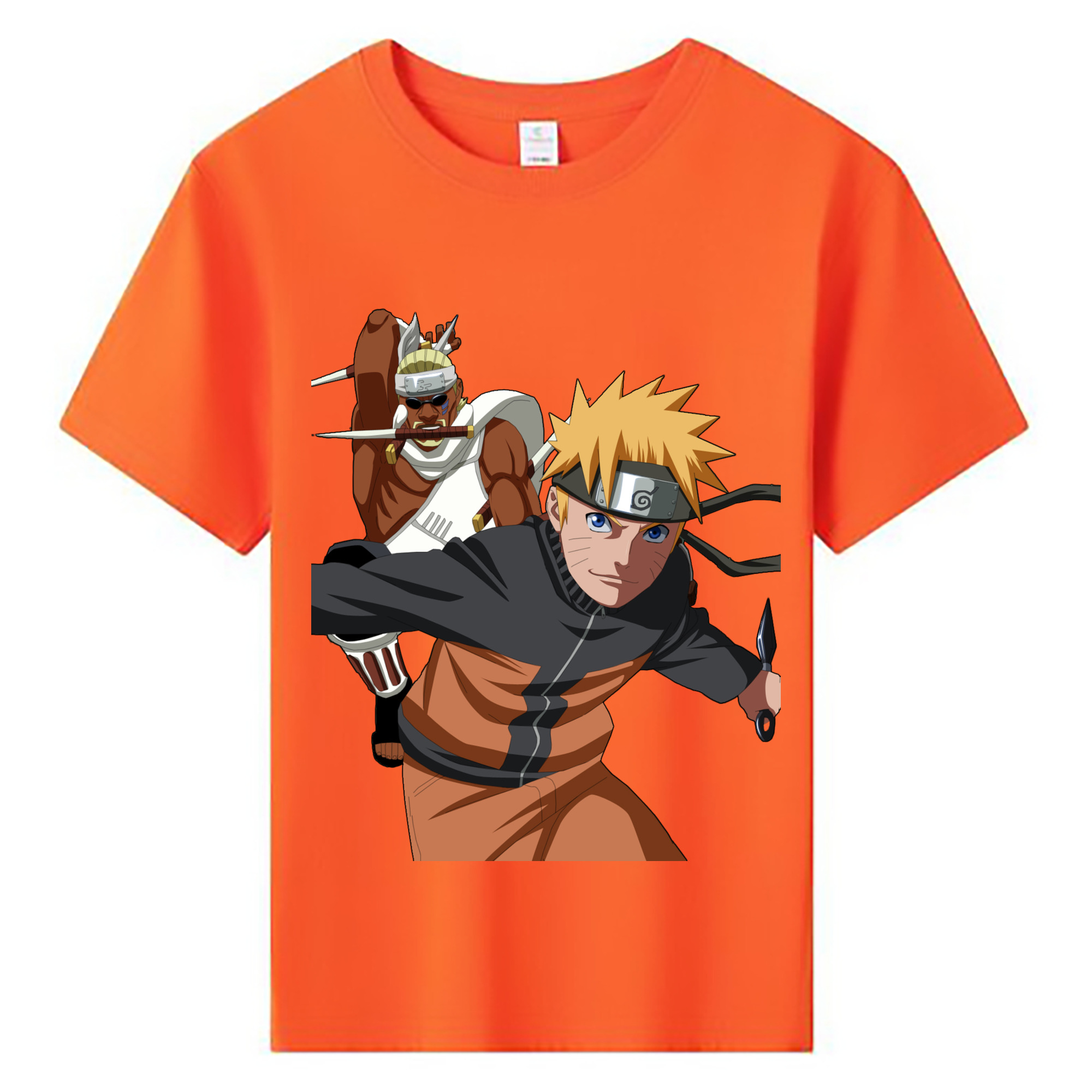 （画像用） NARUTO -ナルト- うずまき ナルト Uzumaki Naruto 綿100％キッズTシャツ（フロントプリント）