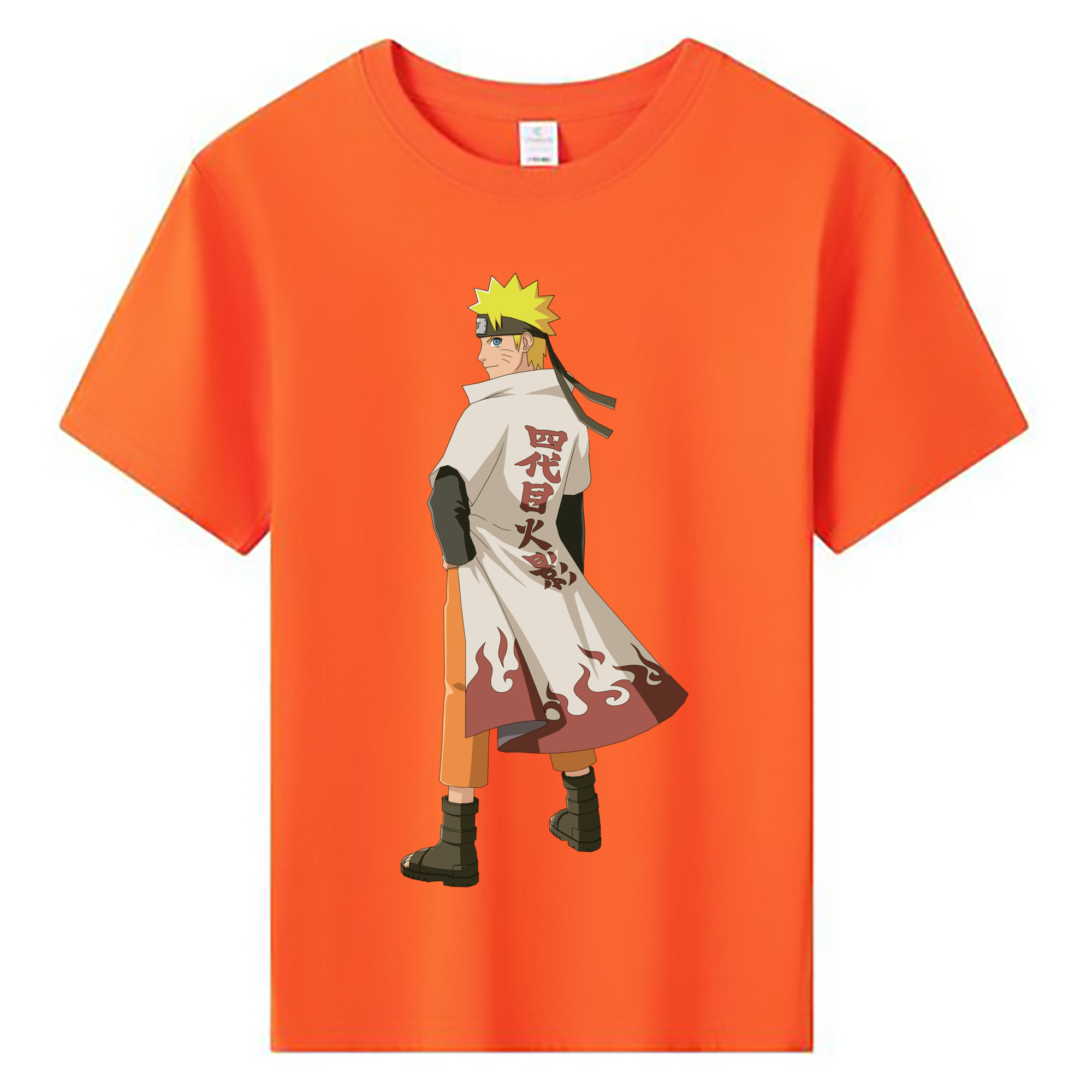 （画像用） NARUTO -ナルト- うずまき ナルト Uzumaki Naruto 綿100％キッズTシャツ（フロントプリント）