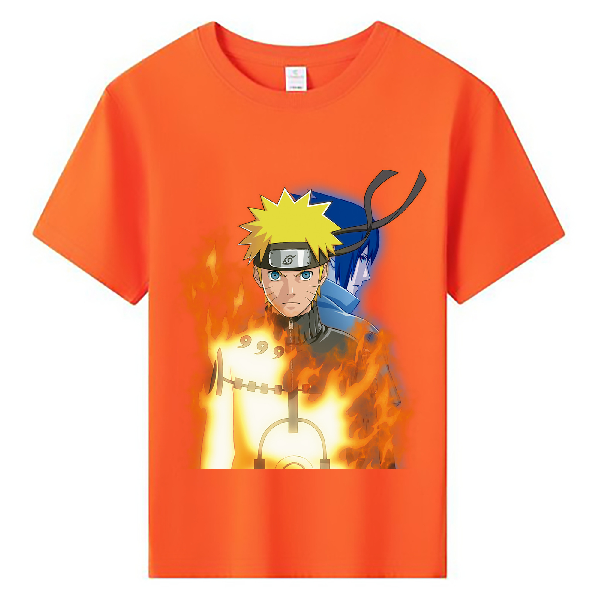 （画像用） NARUTO -ナルト- うずまき ナルト Uzumaki Naruto 綿100％キッズTシャツ（フロントプリント）