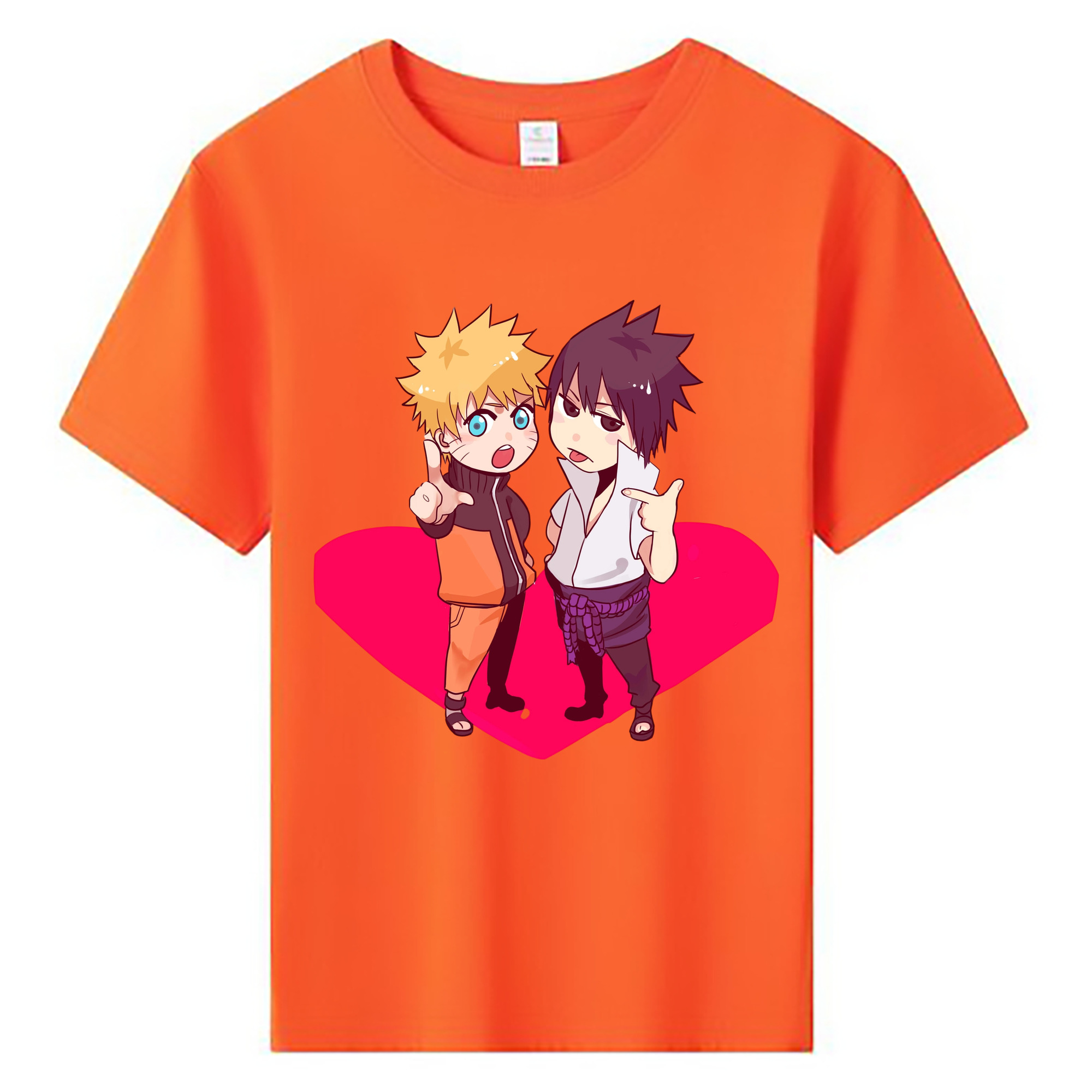 （画像用） NARUTO -ナルト- うずまき ナルト Uzumaki Naruto 綿100％キッズTシャツ（フロントプリント）