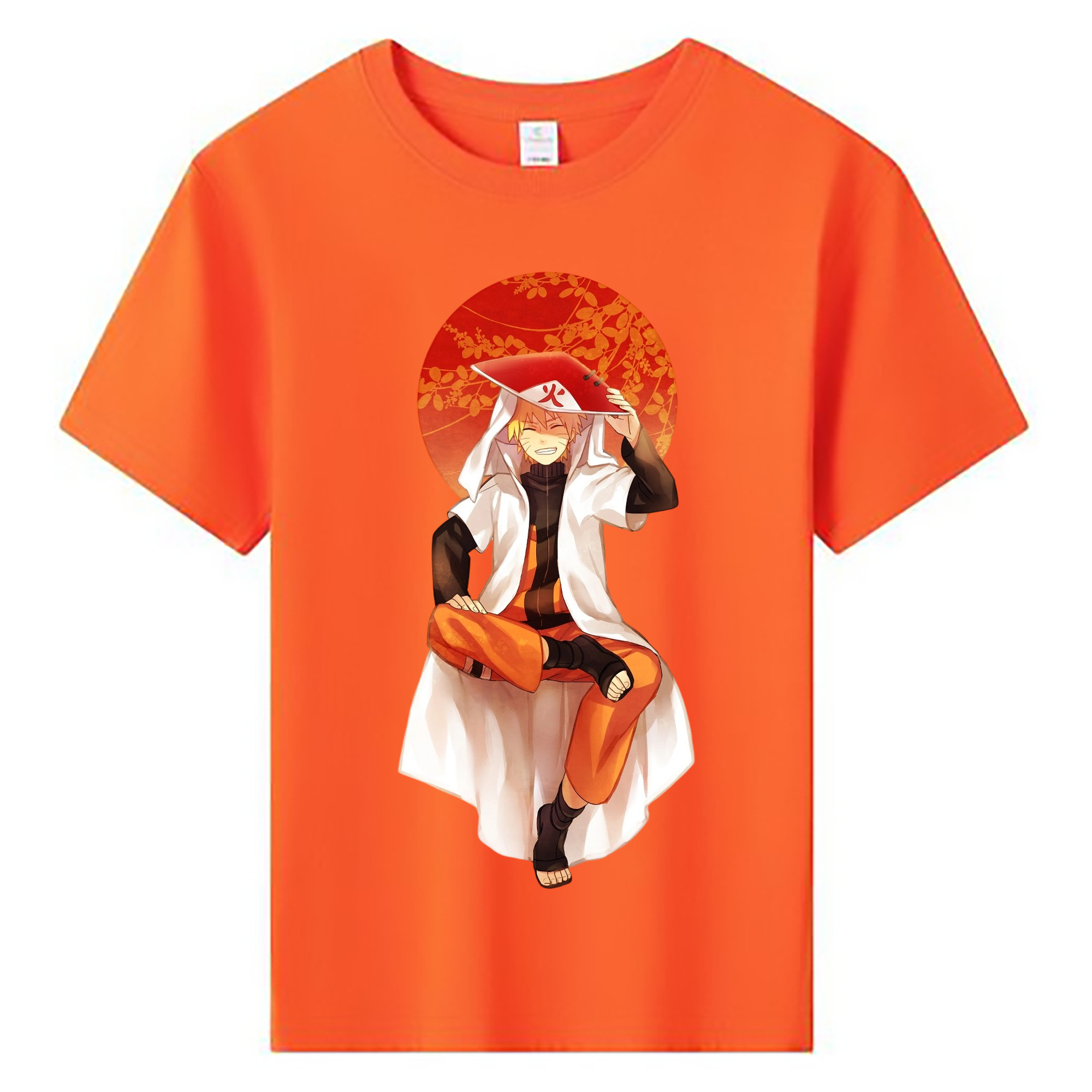 （画像用） NARUTO -ナルト- うずまき ナルト Uzumaki Naruto 綿100％キッズTシャツ（フロントプリント）