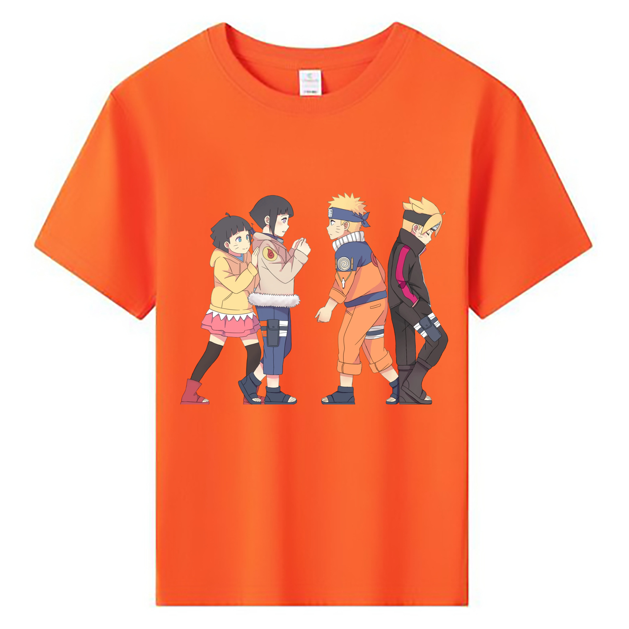 （画像用） NARUTO -ナルト- うずまき ナルト Uzumaki Naruto 綿100％キッズTシャツ（フロントプリント）