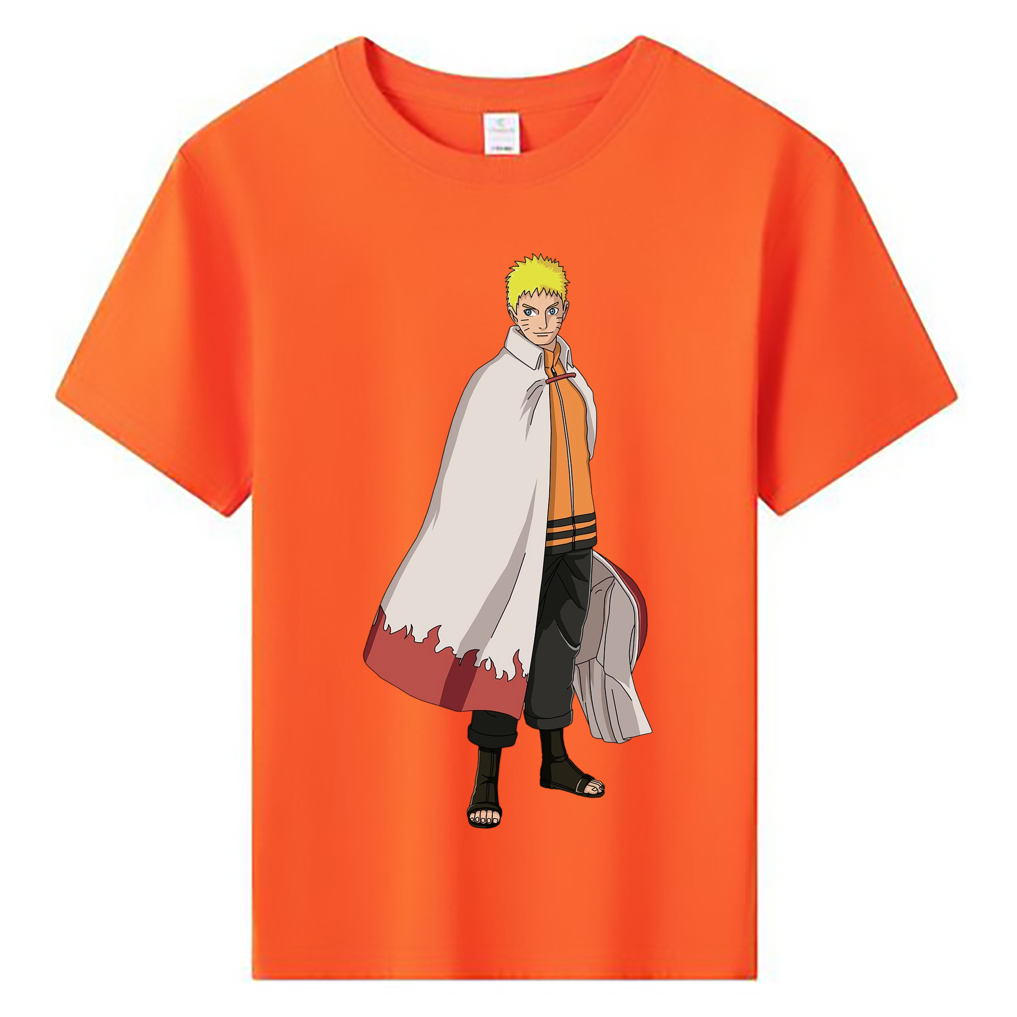 （画像用） NARUTO -ナルト- うずまき ナルト Uzumaki Naruto 綿100％キッズTシャツ（フロントプリント）