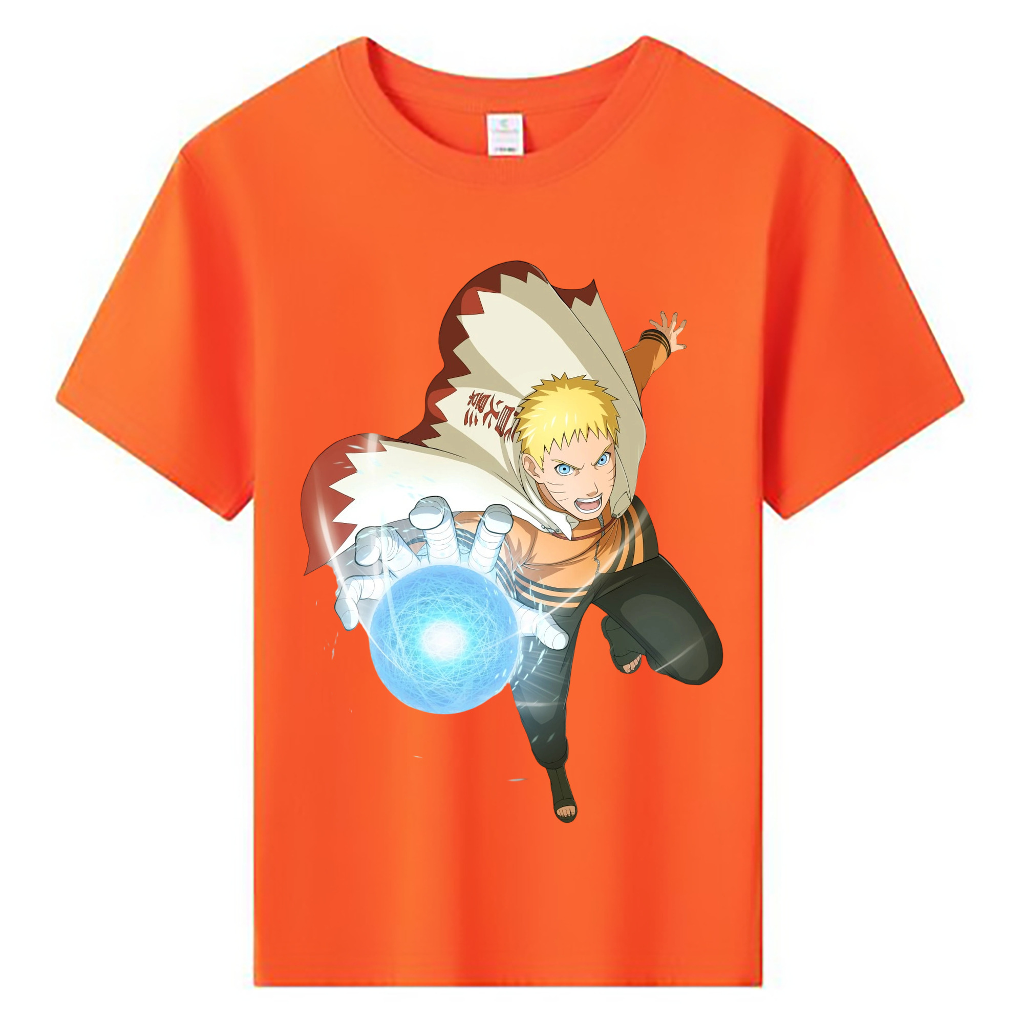（画像用） NARUTO -ナルト- うずまき ナルト Uzumaki Naruto 綿100％キッズTシャツ（フロントプリント）
