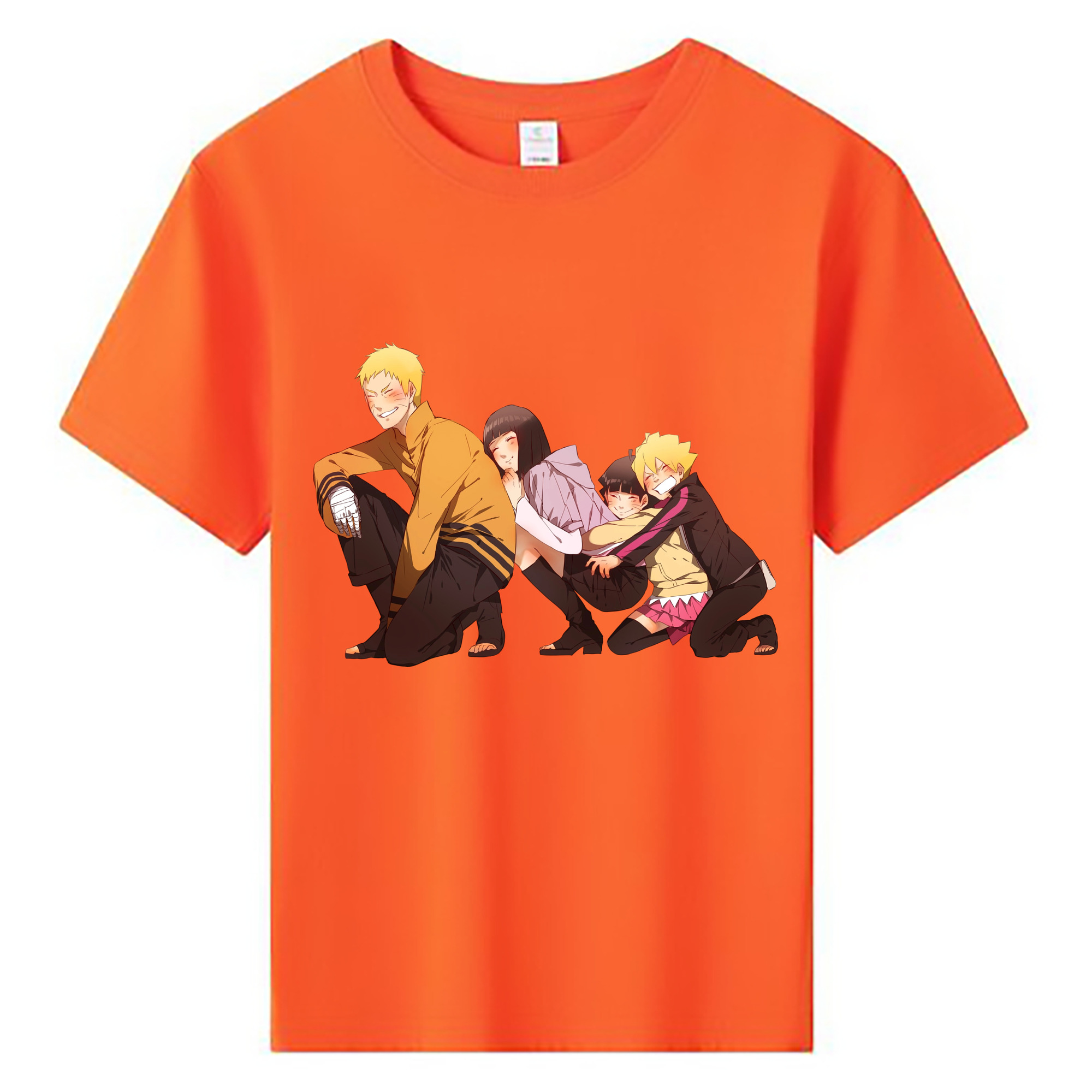 （画像用） NARUTO -ナルト- うずまき ナルト Uzumaki Naruto 綿100％キッズTシャツ（フロントプリント）