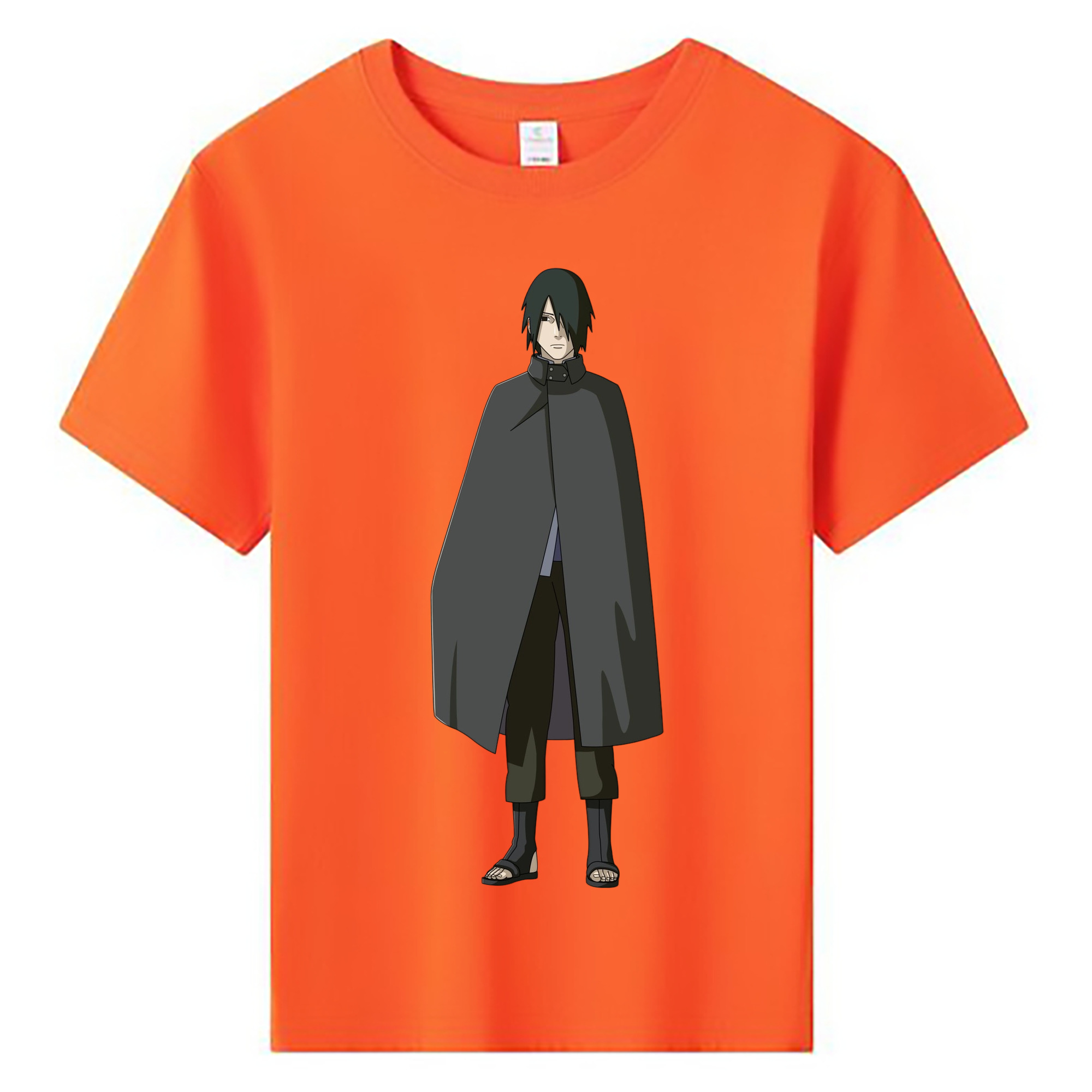 （画像用） NARUTO -ナルト- うちは サスケ Uchiha Sasuke 綿100％キッズTシャツ（フロントプリント）