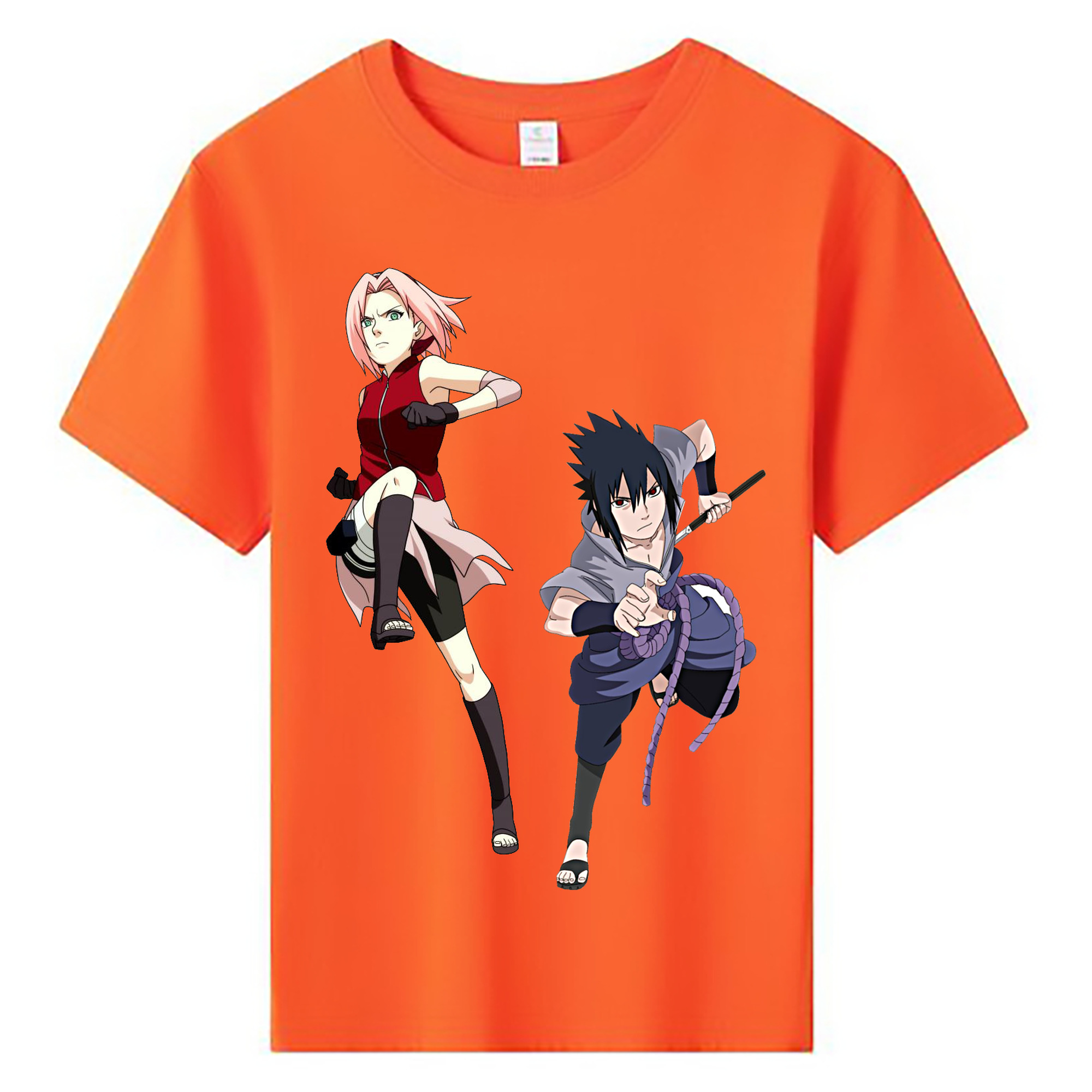 （画像用） NARUTO -ナルト- 春野サクラ Haruno Sakura 綿100％キッズTシャツ（フロントプリント）