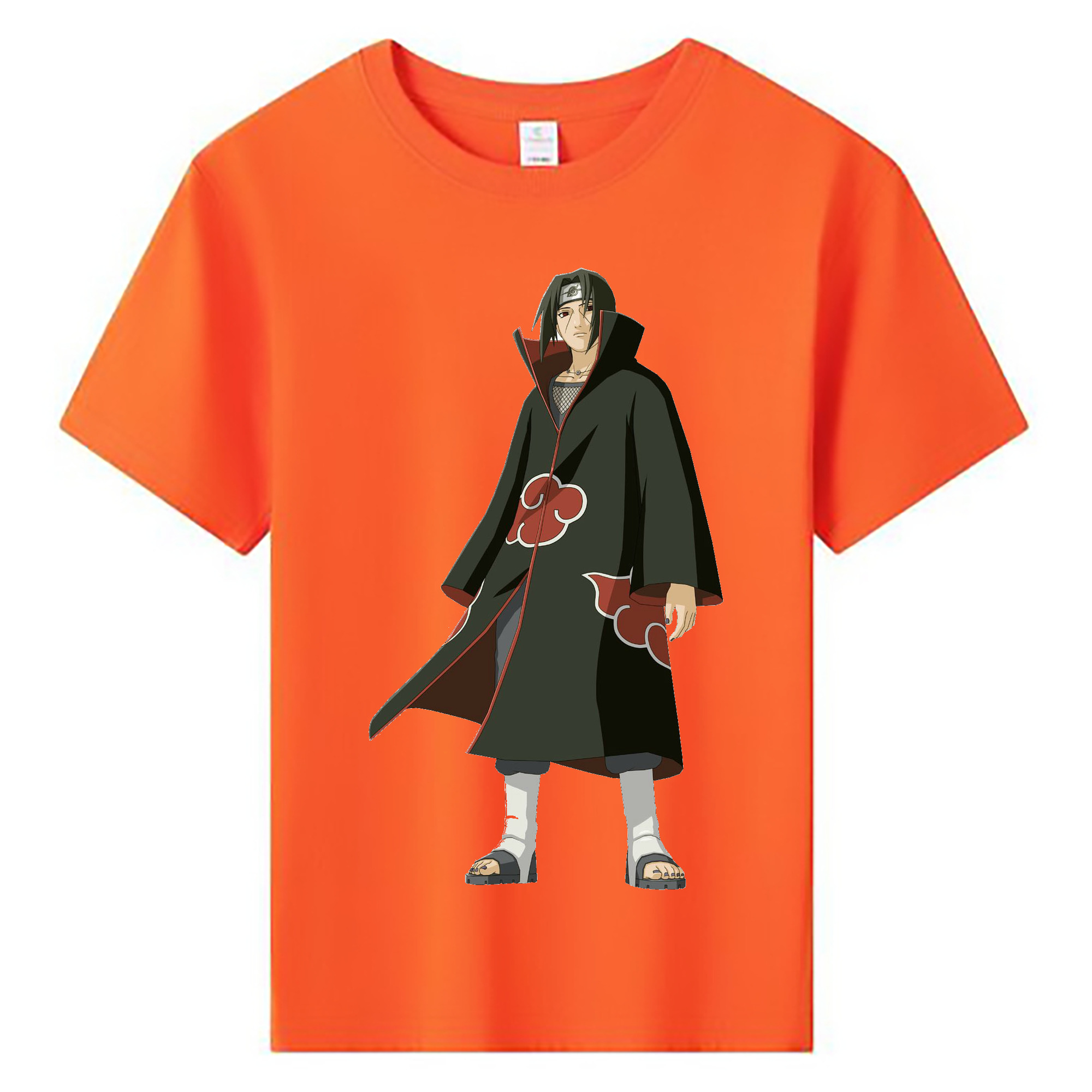 （画像用） NARUTO -ナルト- うちは イタチ Uchiha Itachi 綿100％キッズTシャツ（フロントプリント）