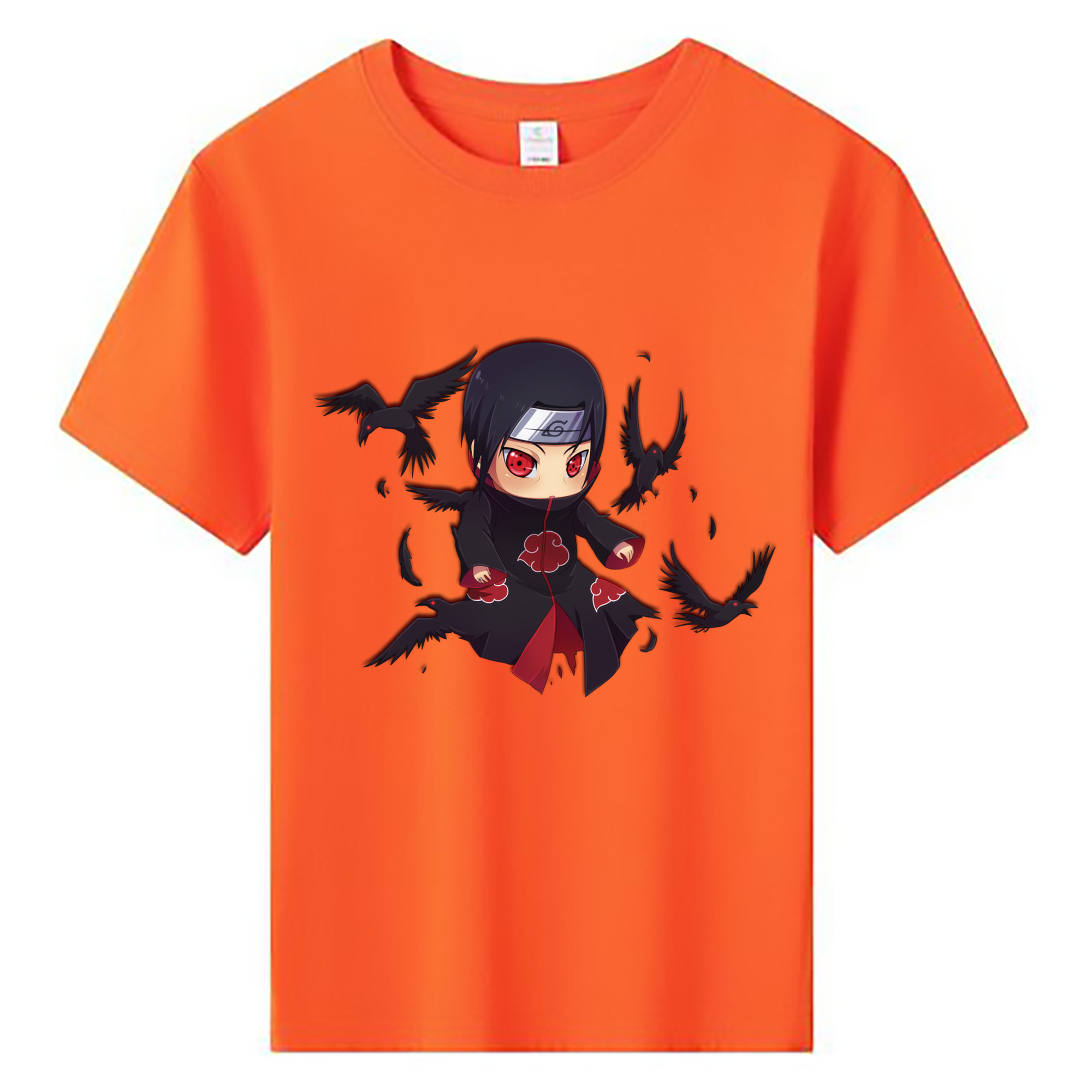 （画像用） NARUTO -ナルト- うちは イタチ Uchiha Itachi 綿100％キッズTシャツ（フロントプリント）