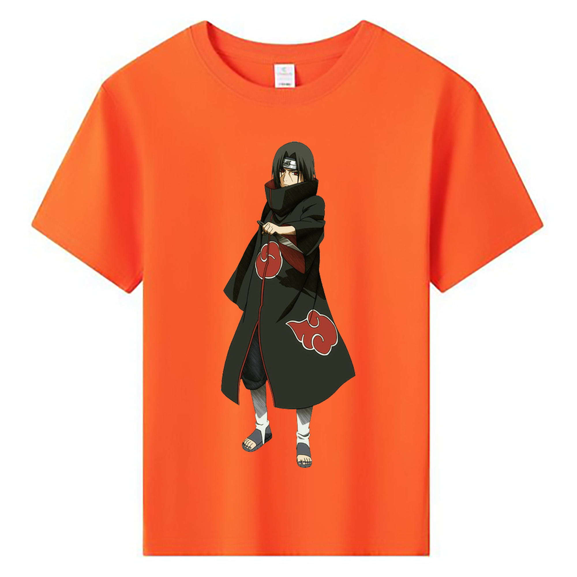（画像用） NARUTO -ナルト- うちは イタチ Uchiha Itachi 綿100％キッズTシャツ（フロントプリント）