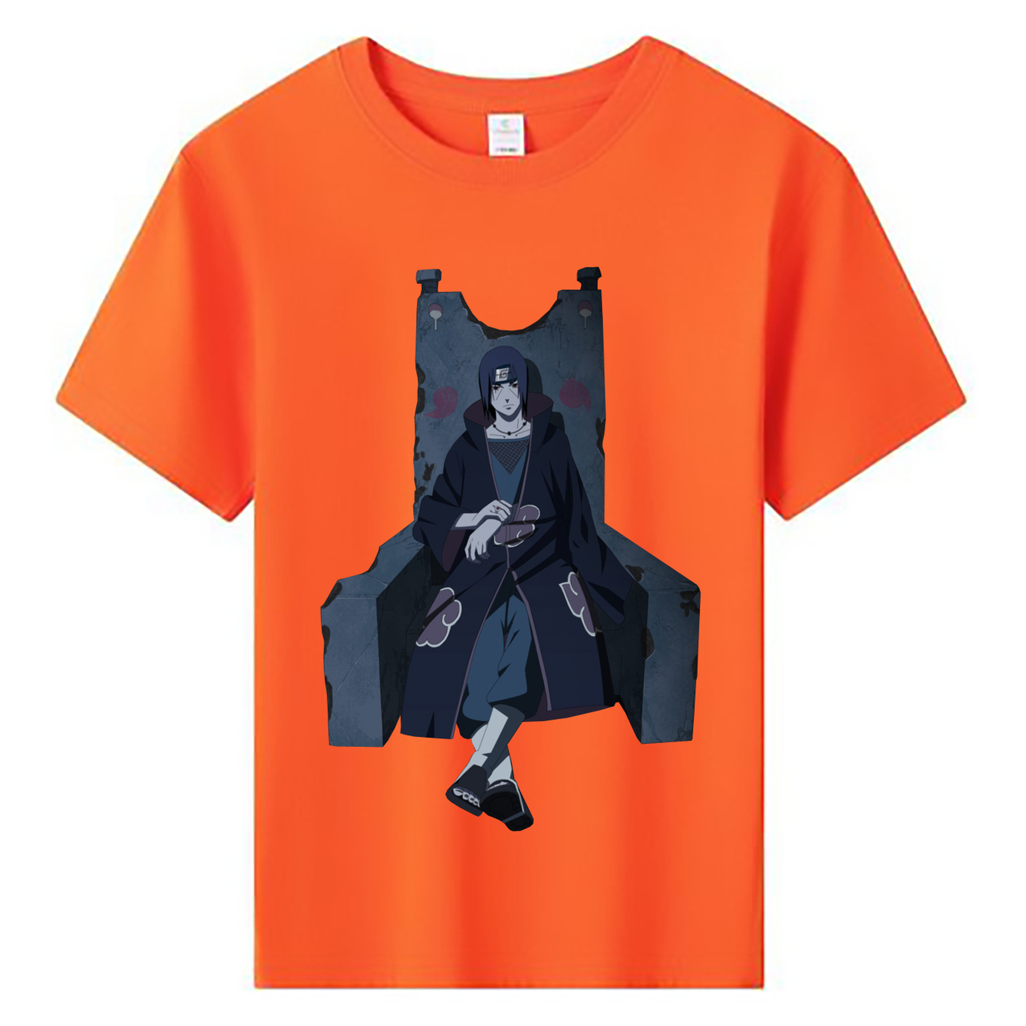 （画像用） NARUTO -ナルト- うちは イタチ Uchiha Itachi 綿100％キッズTシャツ（フロントプリント）