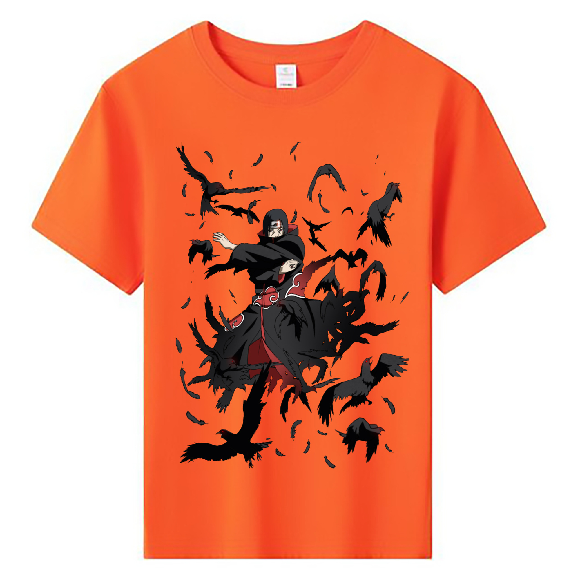（画像用） NARUTO -ナルト- うちは イタチ Uchiha Itachi 綿100％キッズTシャツ（フロントプリント）