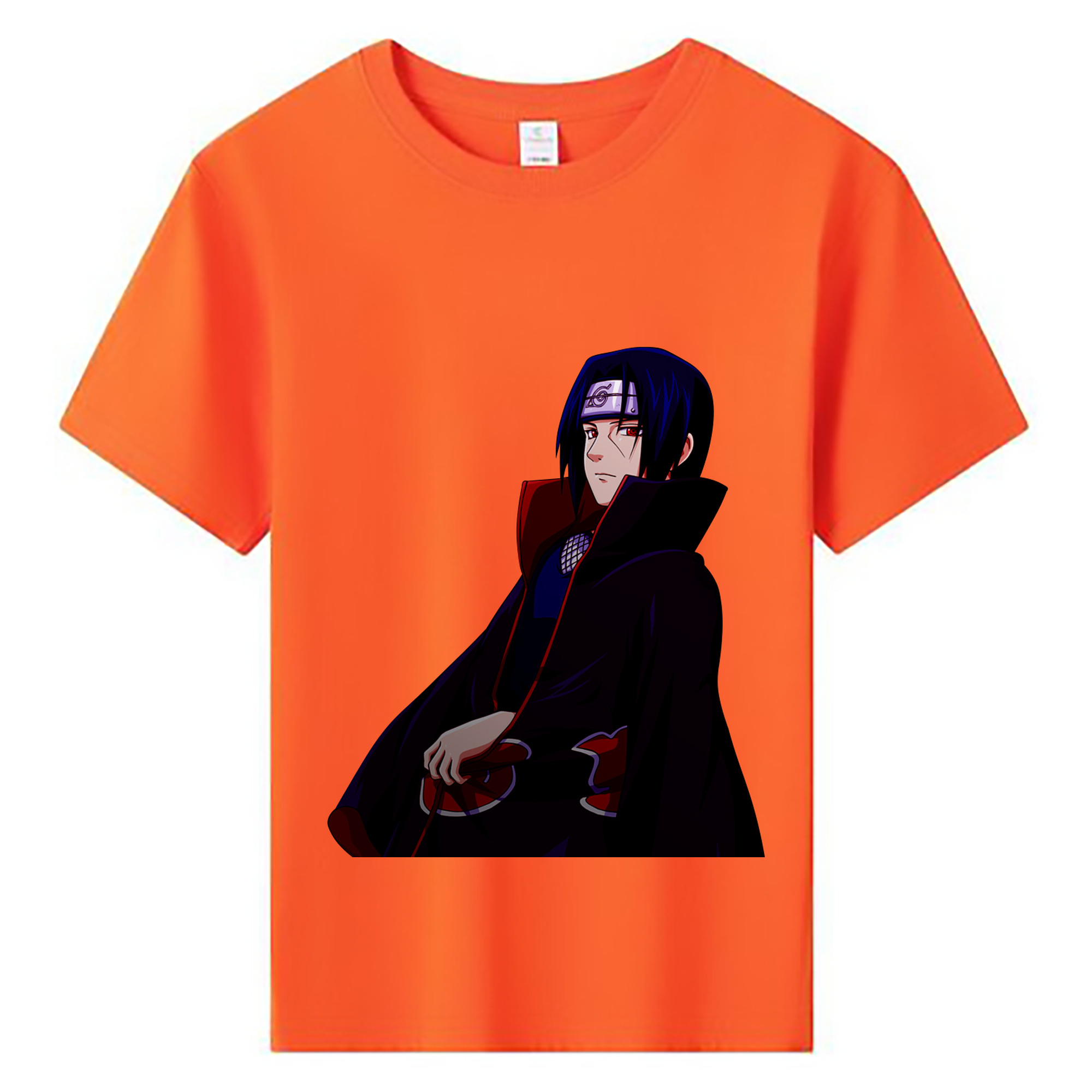 （画像用） NARUTO -ナルト- うちは イタチ Uchiha Itachi 綿100％キッズTシャツ（フロントプリント）