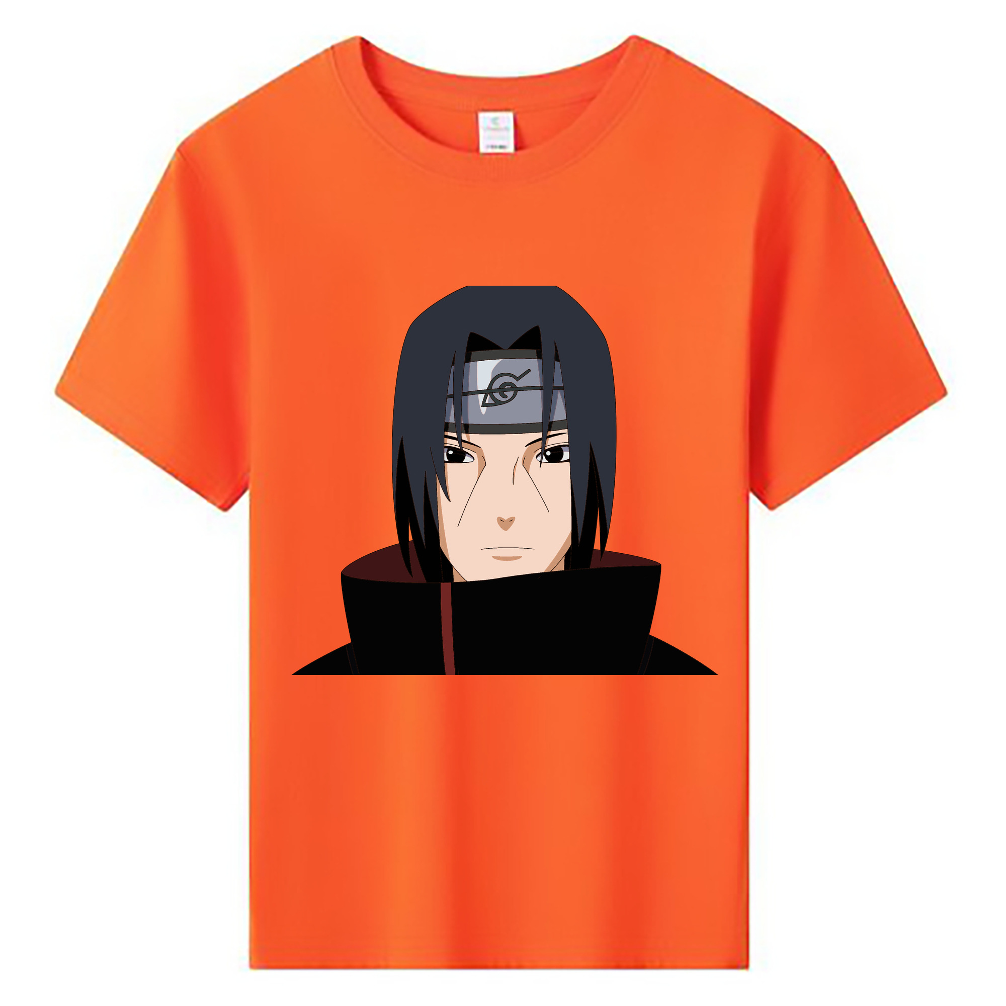 （画像用） NARUTO -ナルト- うちは イタチ Uchiha Itachi 綿100％キッズTシャツ（フロントプリント）