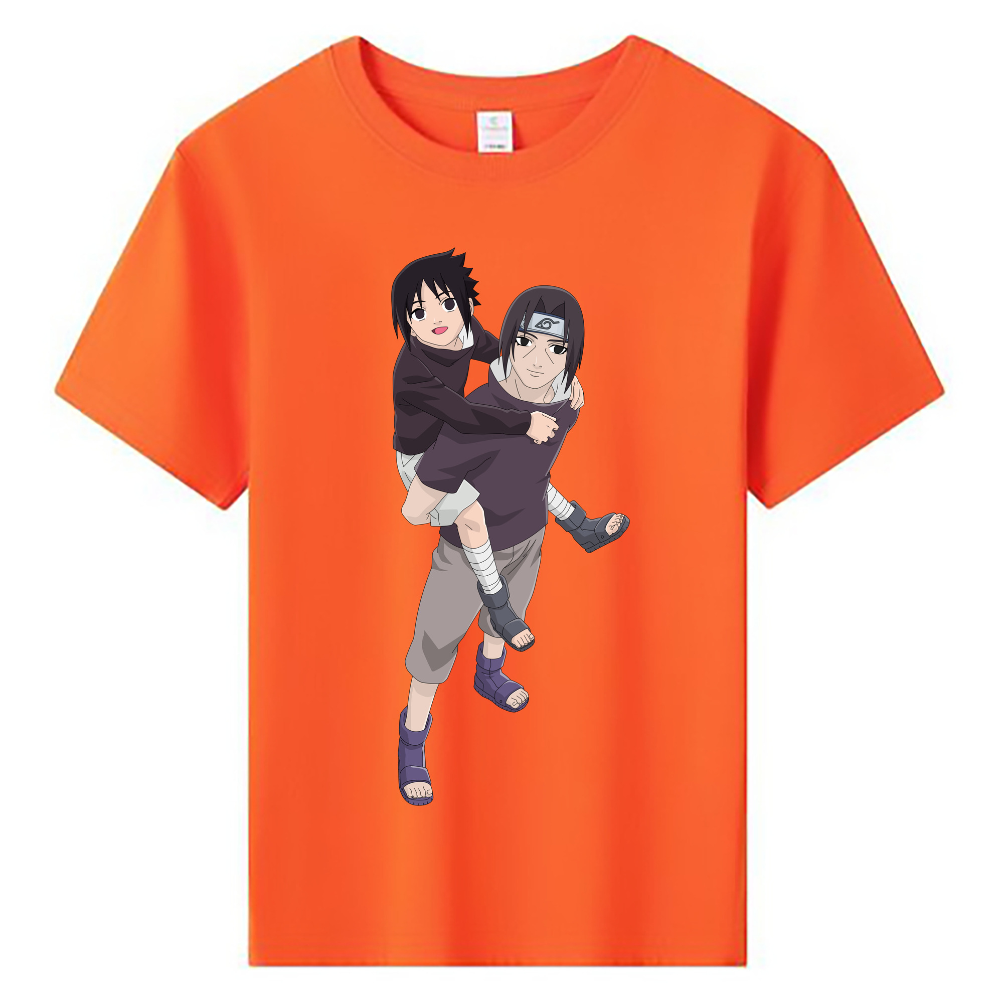 （画像用） NARUTO -ナルト- うちは イタチ Uchiha Itachi 綿100％キッズTシャツ（フロントプリント）