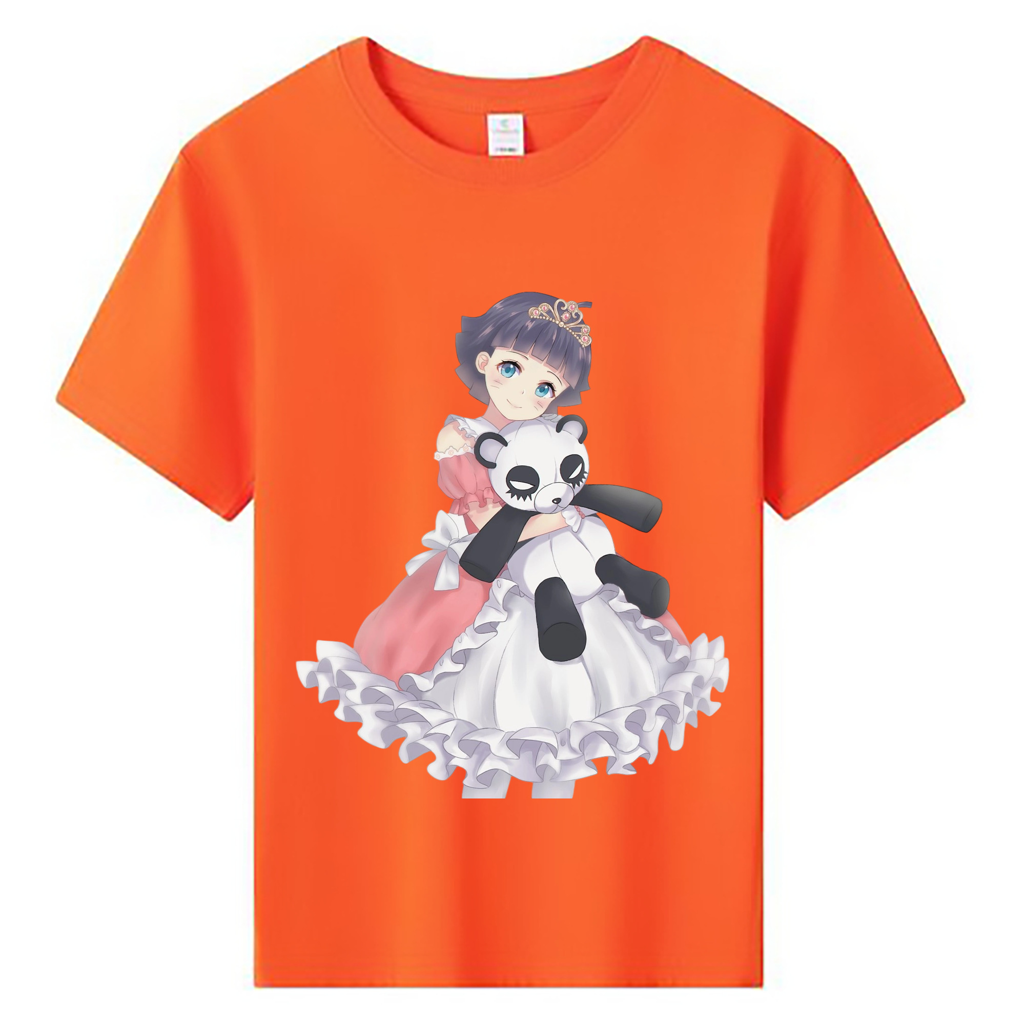 （画像用） NARUTO -ナルト- うずまき ヒマワリ Uzumaki Himawari 綿100％キッズTシャツ（フロントプリント）