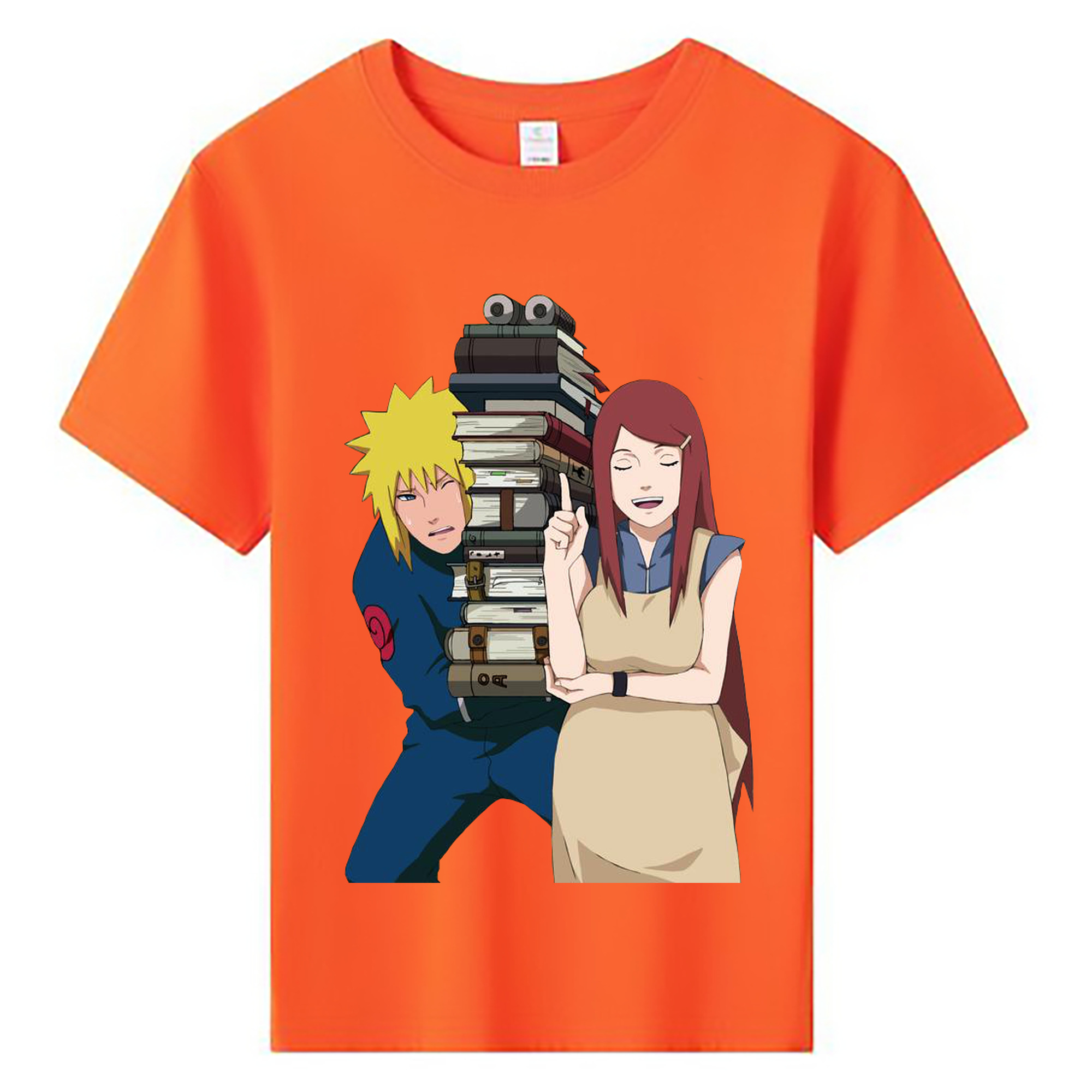 （画像用） NARUTO -ナルト- 波風 ミナト Namikaze Minato 綿100％キッズTシャツ（フロントプリント）