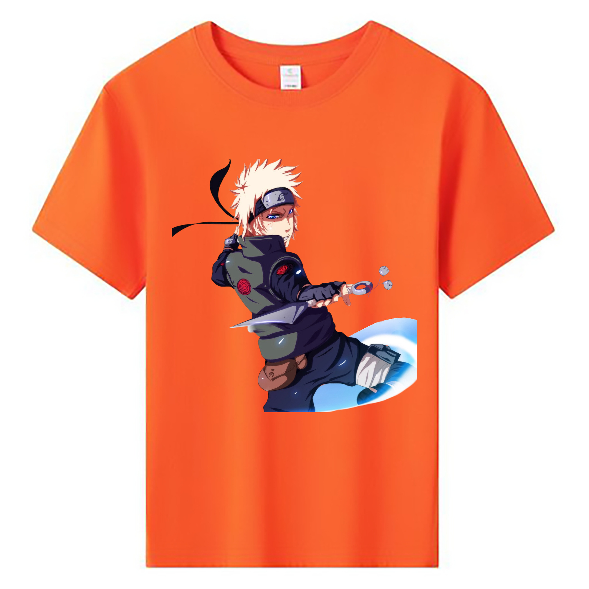 （画像用） NARUTO -ナルト- 波風 ミナト Namikaze Minato 綿100％キッズTシャツ（フロントプリント）