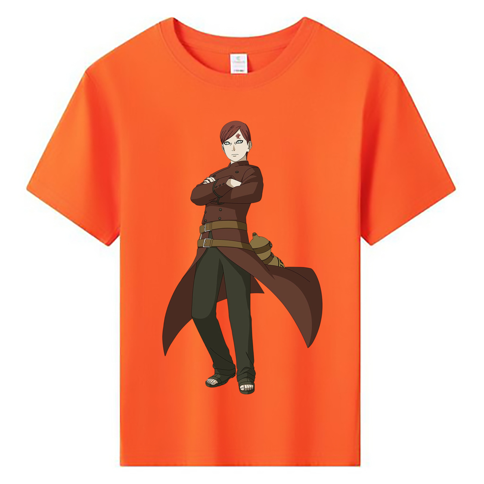 （画像用） NARUTO -ナルト- ガアラ Gaara 綿100％キッズTシャツ（フロントプリント）