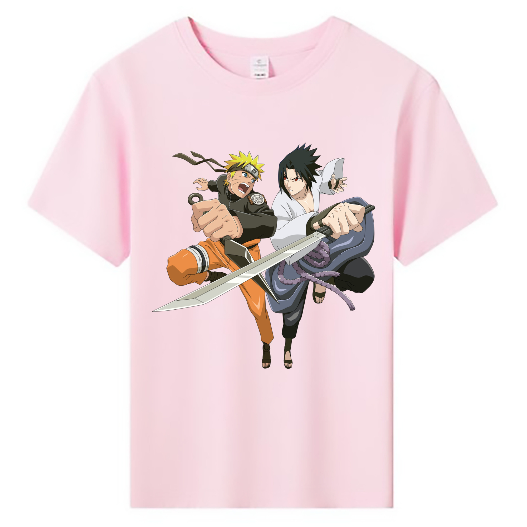 （画像用） NARUTO -ナルト- うずまき ナルト Uzumaki Naruto 綿100％キッズTシャツ（フロントプリント）