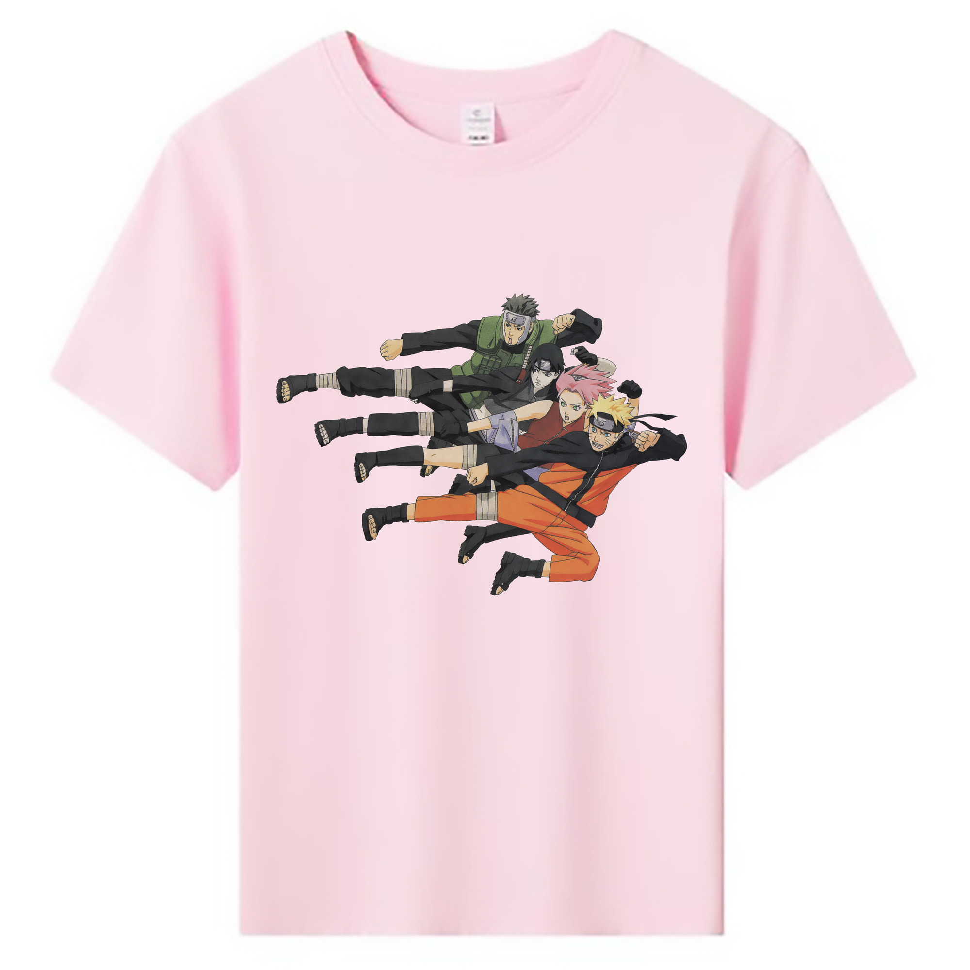 （画像用） NARUTO -ナルト- うずまき ナルト Uzumaki Naruto 綿100％キッズTシャツ（フロントプリント）