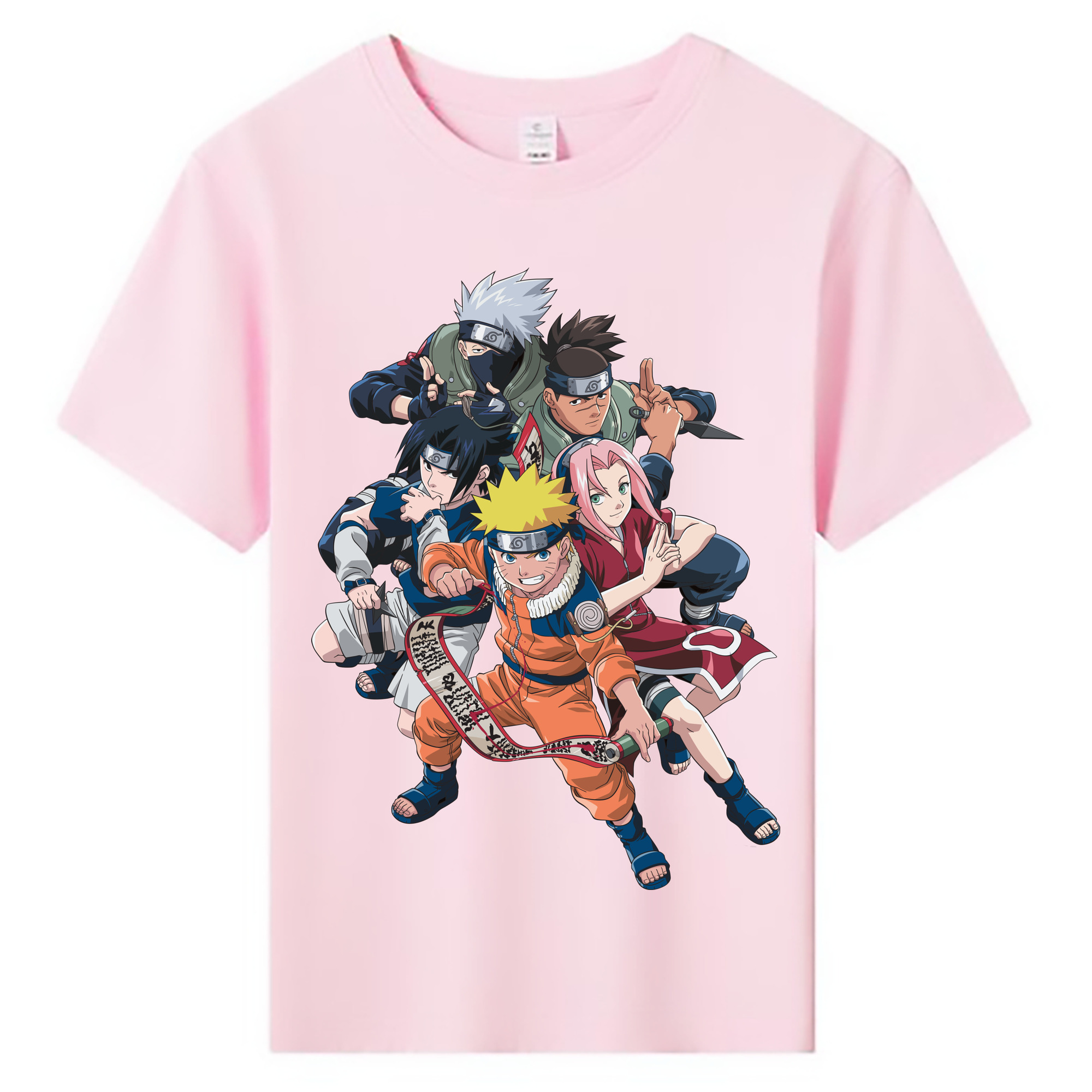 （画像用） NARUTO -ナルト- うずまき ナルト Uzumaki Naruto 綿100％キッズTシャツ（フロントプリント）