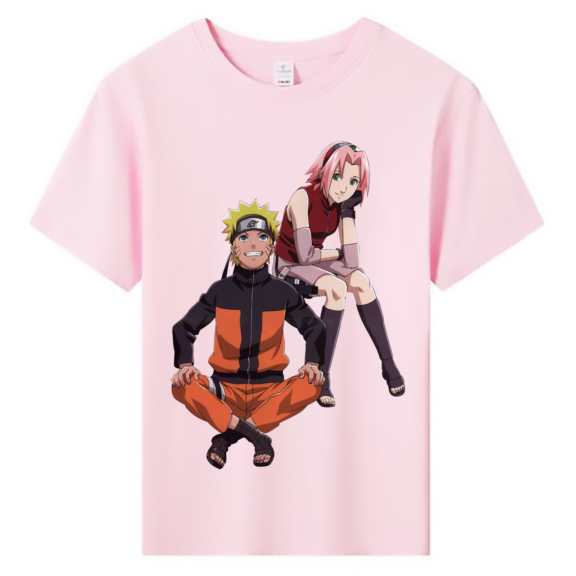 （画像用） NARUTO -ナルト- うずまき ナルト Uzumaki Naruto 綿100％キッズTシャツ（フロントプリント）