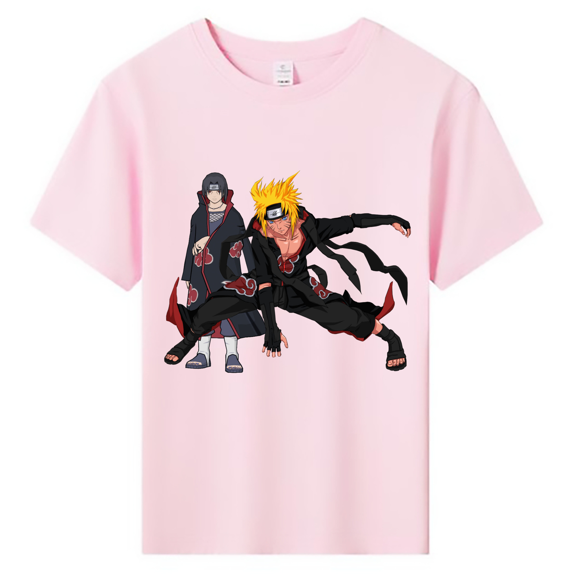 （画像用） NARUTO -ナルト- うずまき ナルト Uzumaki Naruto 綿100％キッズTシャツ（フロントプリント）