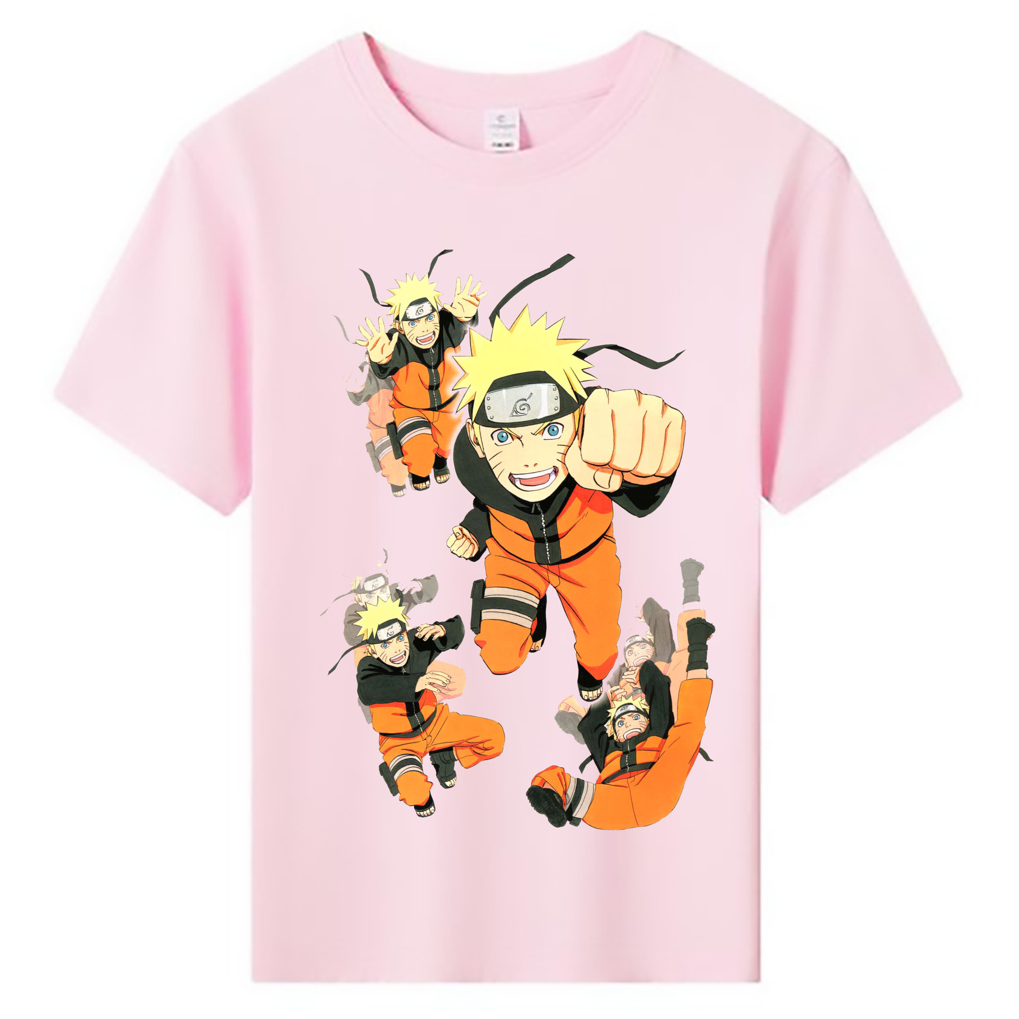 （画像用） NARUTO -ナルト- うずまき ナルト Uzumaki Naruto 綿100％キッズTシャツ（フロントプリント）
