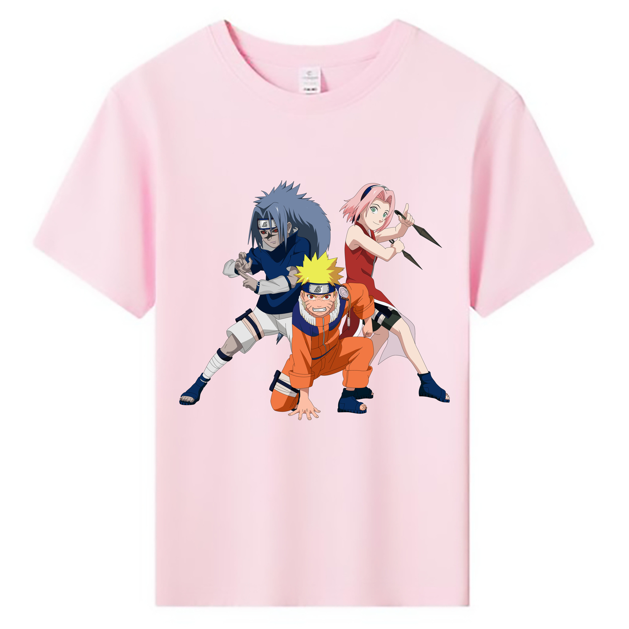 （画像用） NARUTO -ナルト- うずまき ナルト Uzumaki Naruto 綿100％キッズTシャツ（フロントプリント）