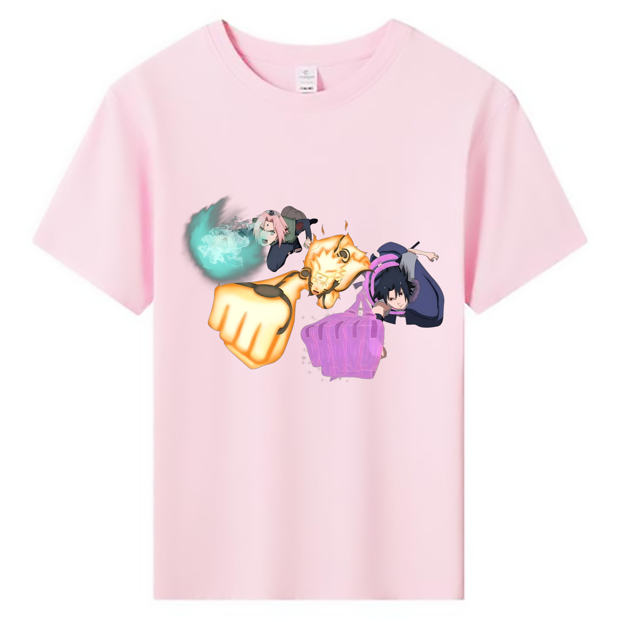 （画像用） NARUTO -ナルト- うずまき ナルト Uzumaki Naruto 綿100％キッズTシャツ（フロントプリント）