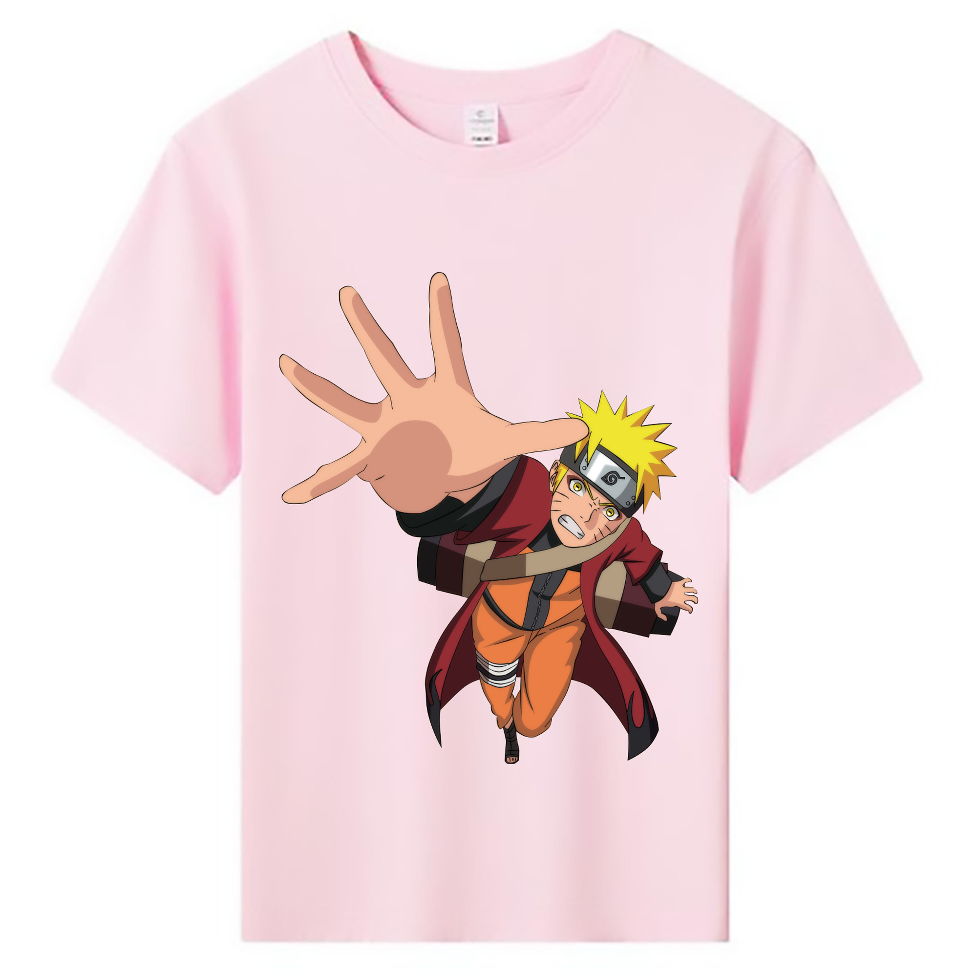 （画像用） NARUTO -ナルト- うずまき ナルト Uzumaki Naruto 綿100％キッズTシャツ（フロントプリント）