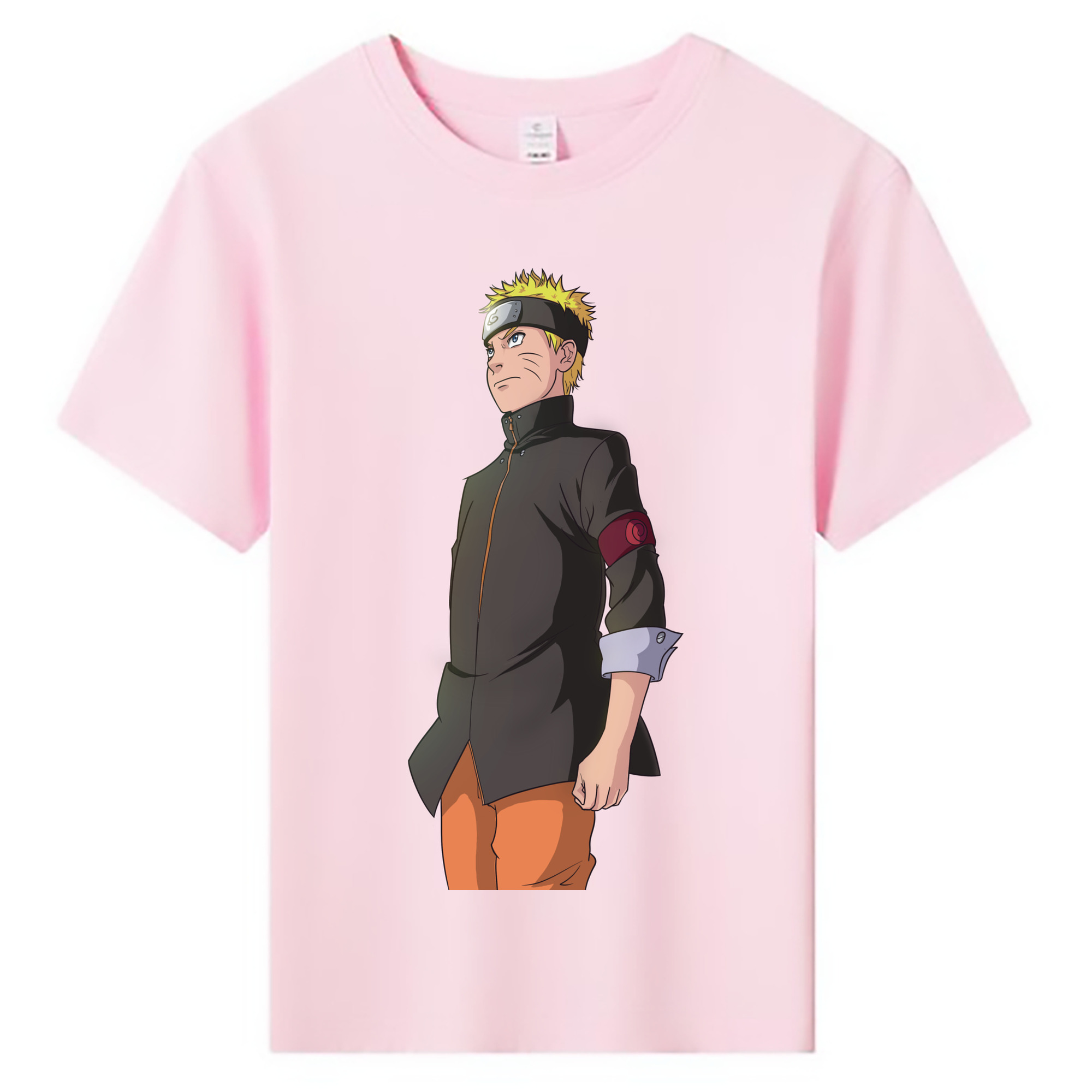 （画像用） NARUTO -ナルト- うずまき ナルト Uzumaki Naruto 綿100％キッズTシャツ（フロントプリント）