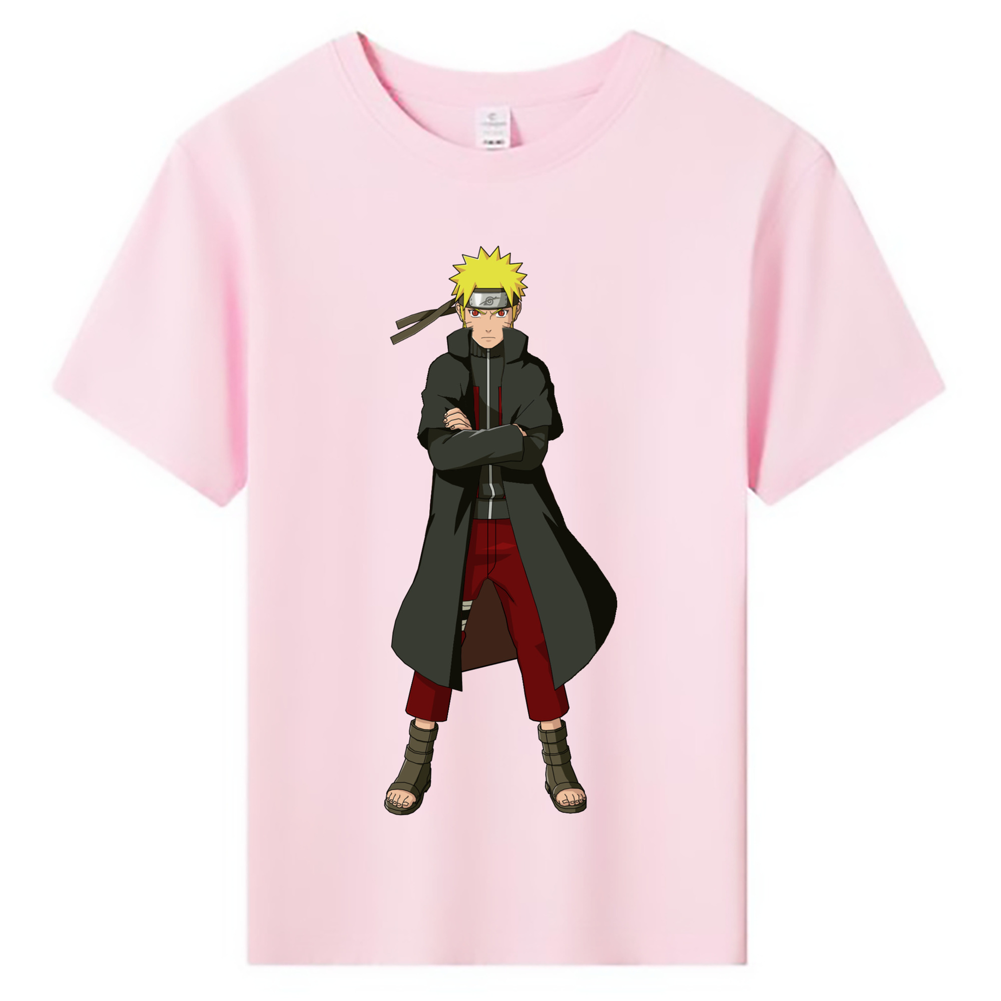 （画像用） NARUTO -ナルト- うずまき ナルト Uzumaki Naruto 綿100％キッズTシャツ（フロントプリント）
