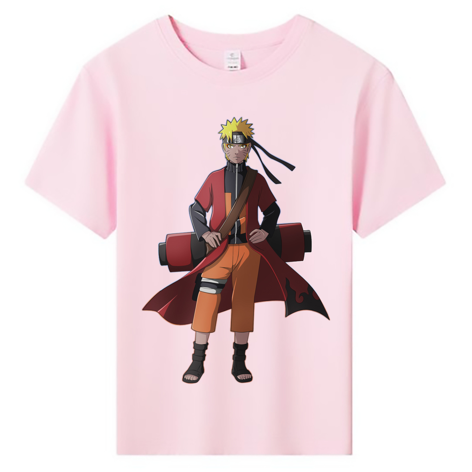 （画像用） NARUTO -ナルト- うずまき ナルト Uzumaki Naruto 綿100％キッズTシャツ（フロントプリント）