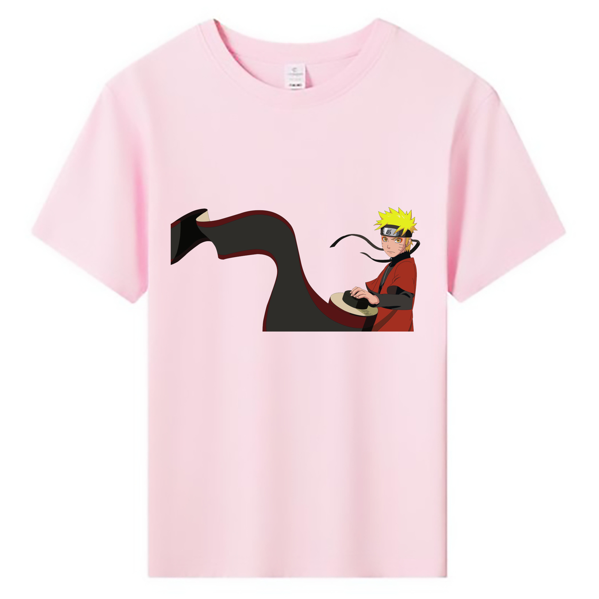 （画像用） NARUTO -ナルト- うずまき ナルト Uzumaki Naruto 綿100％キッズTシャツ（フロントプリント）
