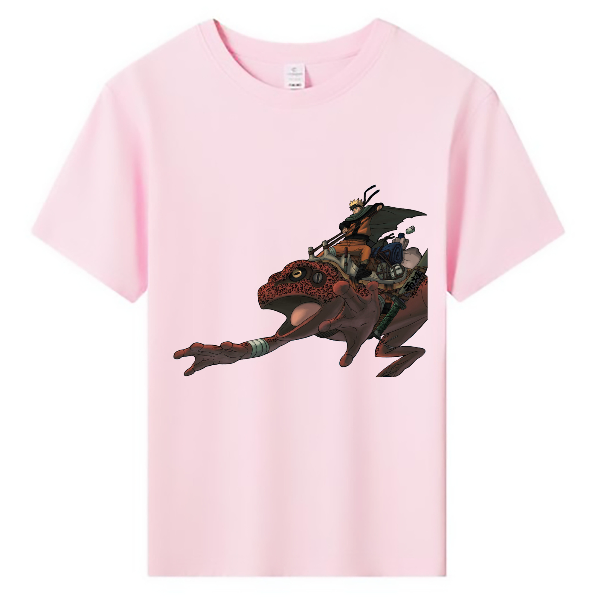 （画像用） NARUTO -ナルト- うずまき ナルト Uzumaki Naruto 綿100％キッズTシャツ（フロントプリント）